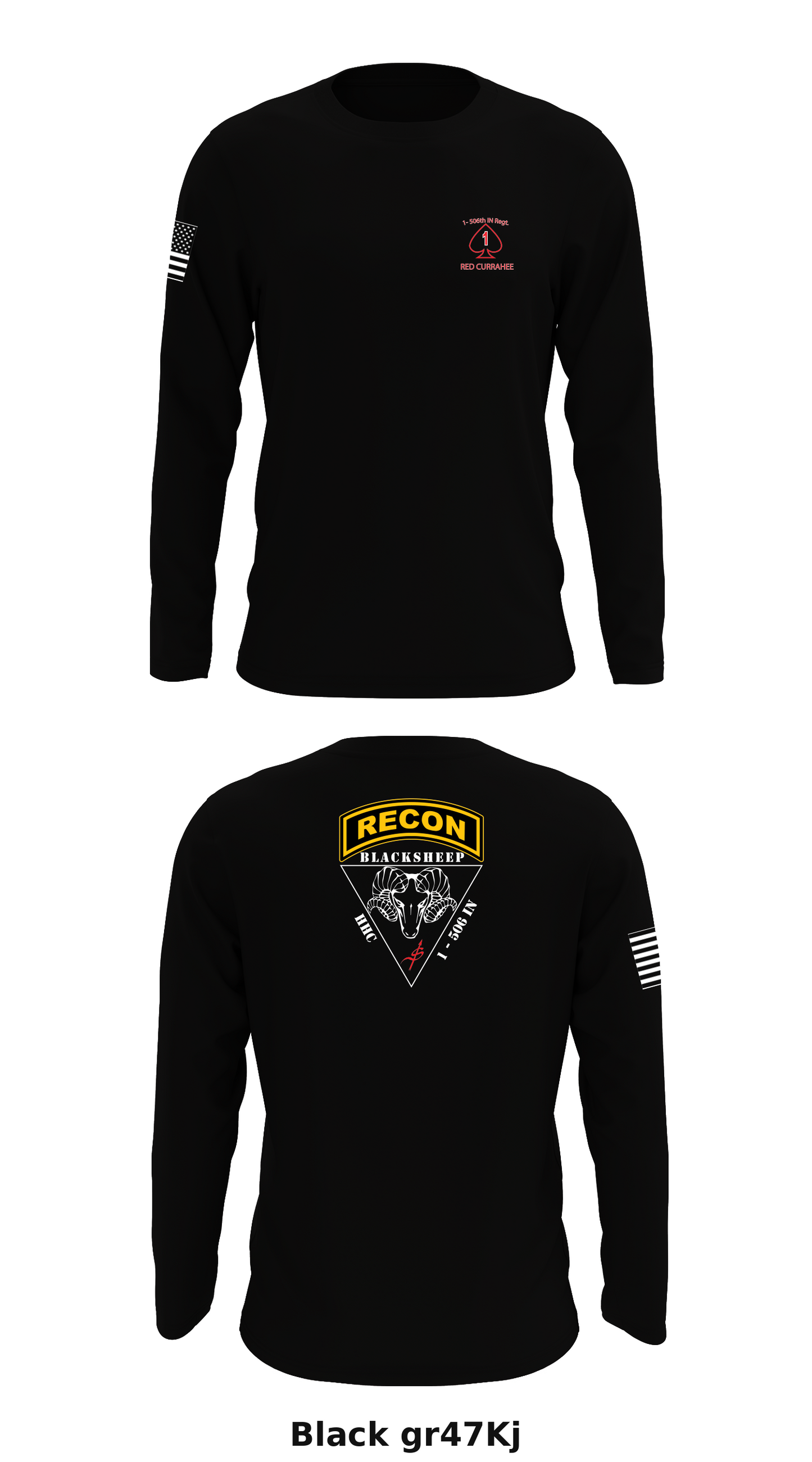 Blacksheep 1-506th Store 1 Core Men's LS Performance Tee - gr47Kj