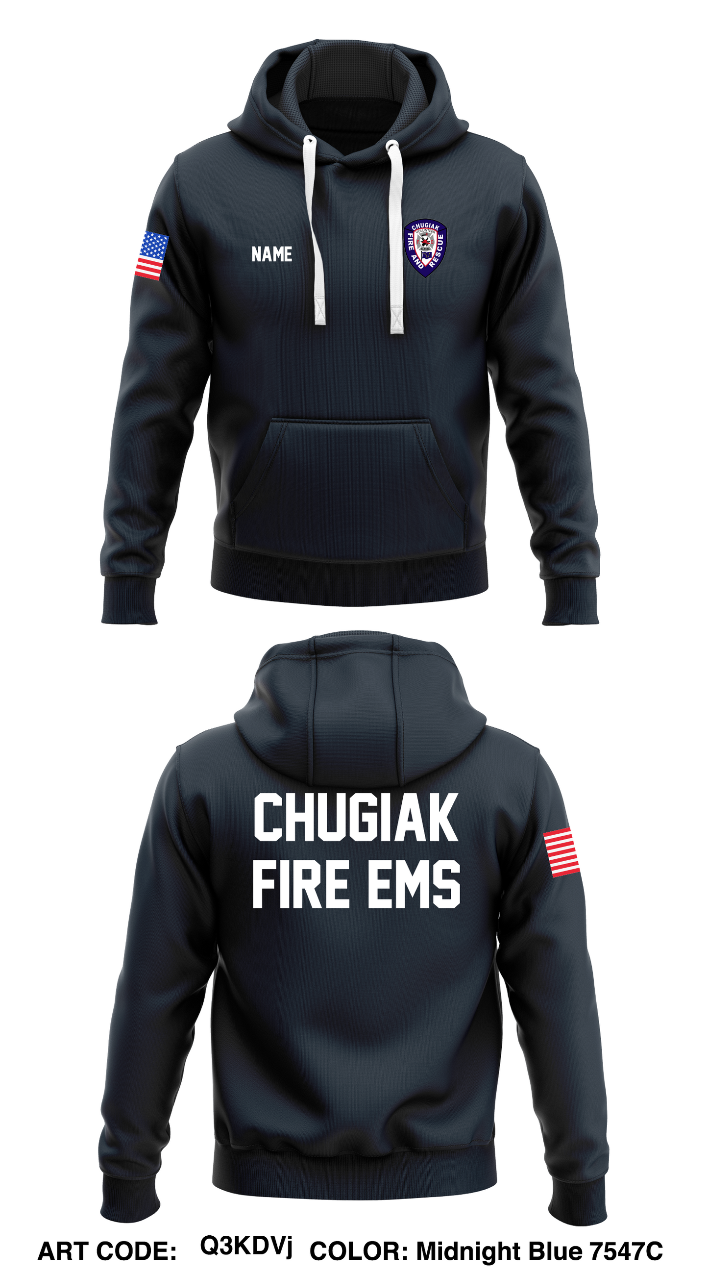 CUSTOM - Chugiak Fire and Rescue Department Store 1 Core Men's Hooded Performance Sweatshirt - Q3KDVj