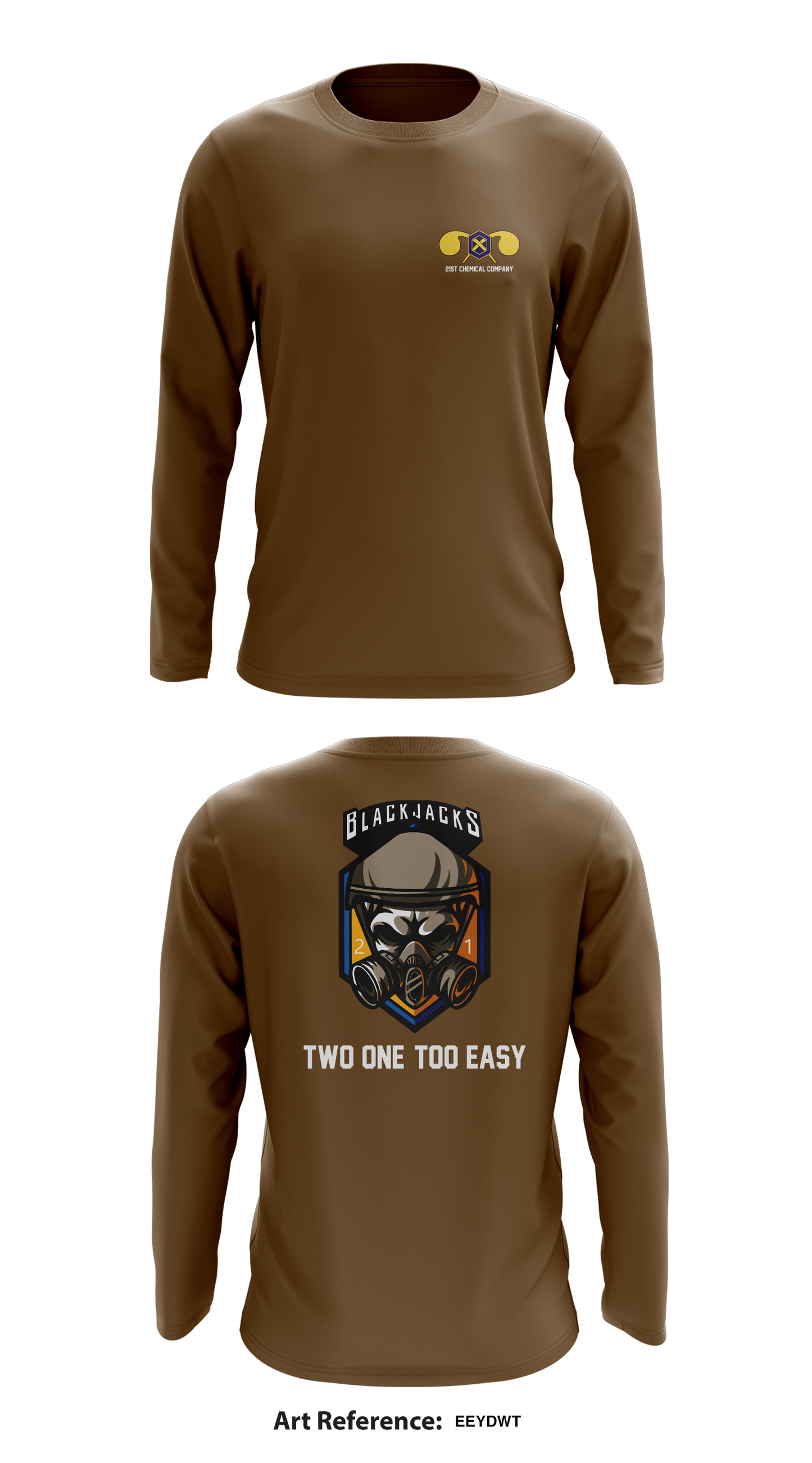 21st Chemical Company Store 1 Core Men's LS Performance Tee - EEYdWt