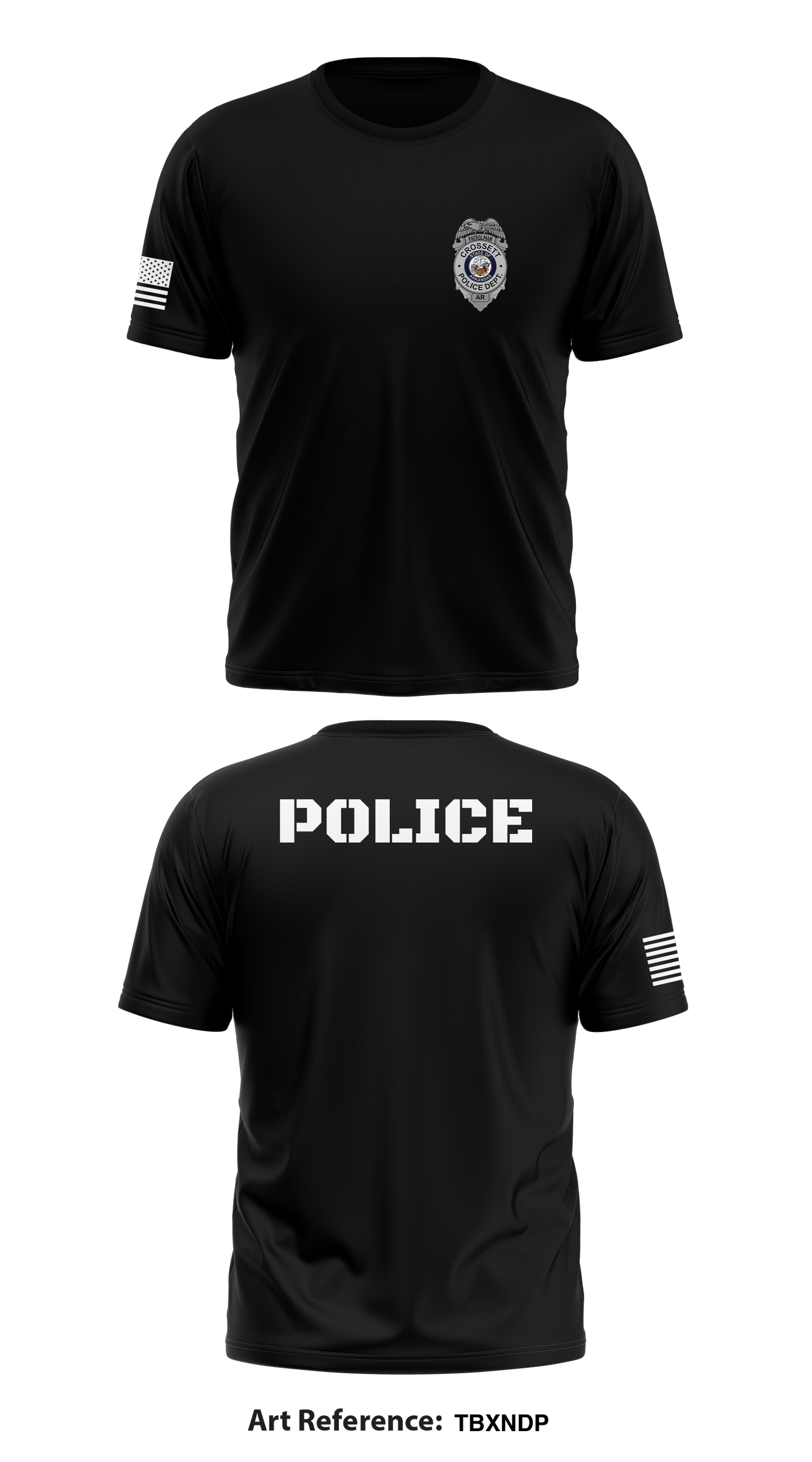 Crossett PD Store 1 Core Men's SS Performance Tee - tBXNDp