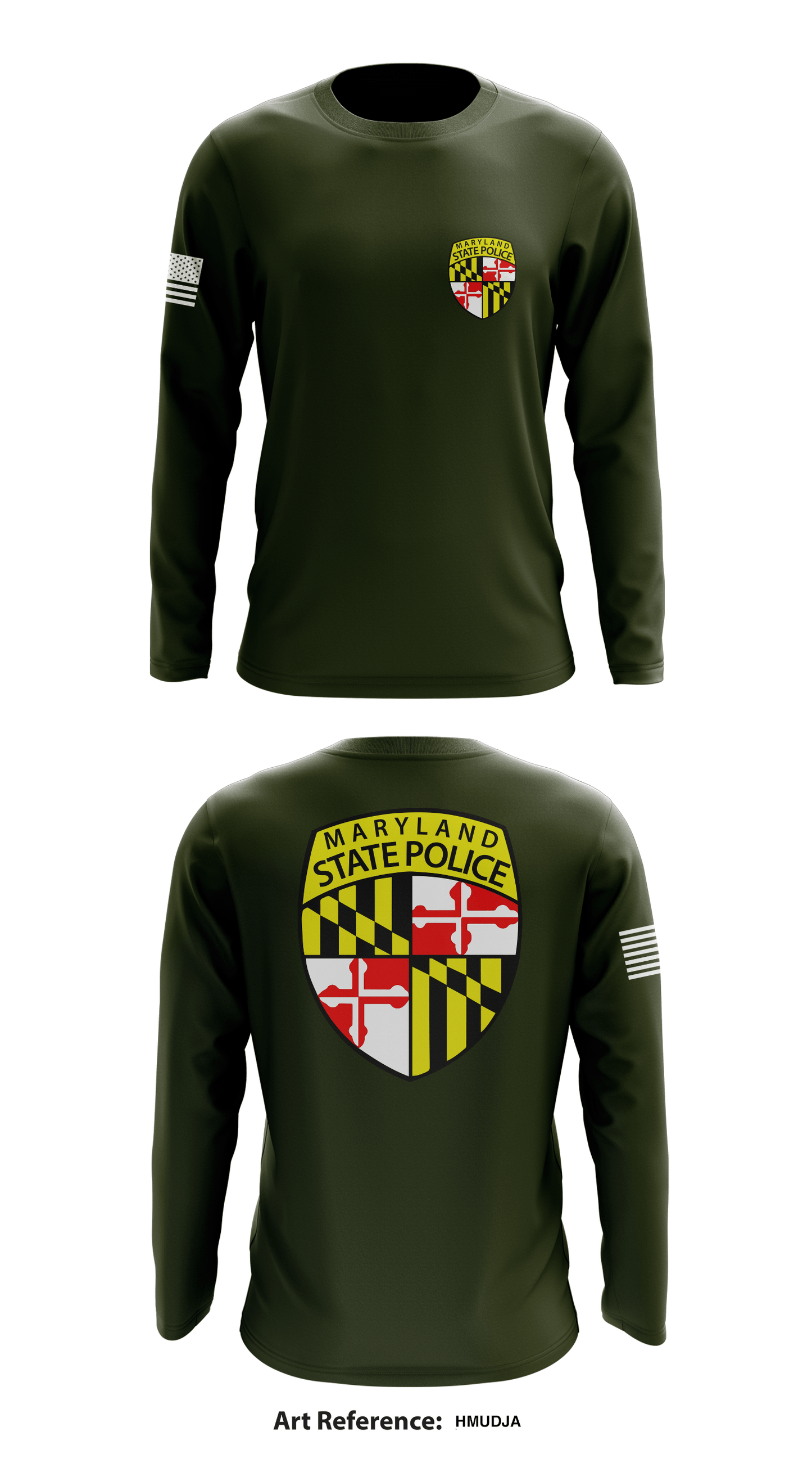 Maryland State Police - Berlin Store 1 Core Men's LS Performance Tee - HmUdja