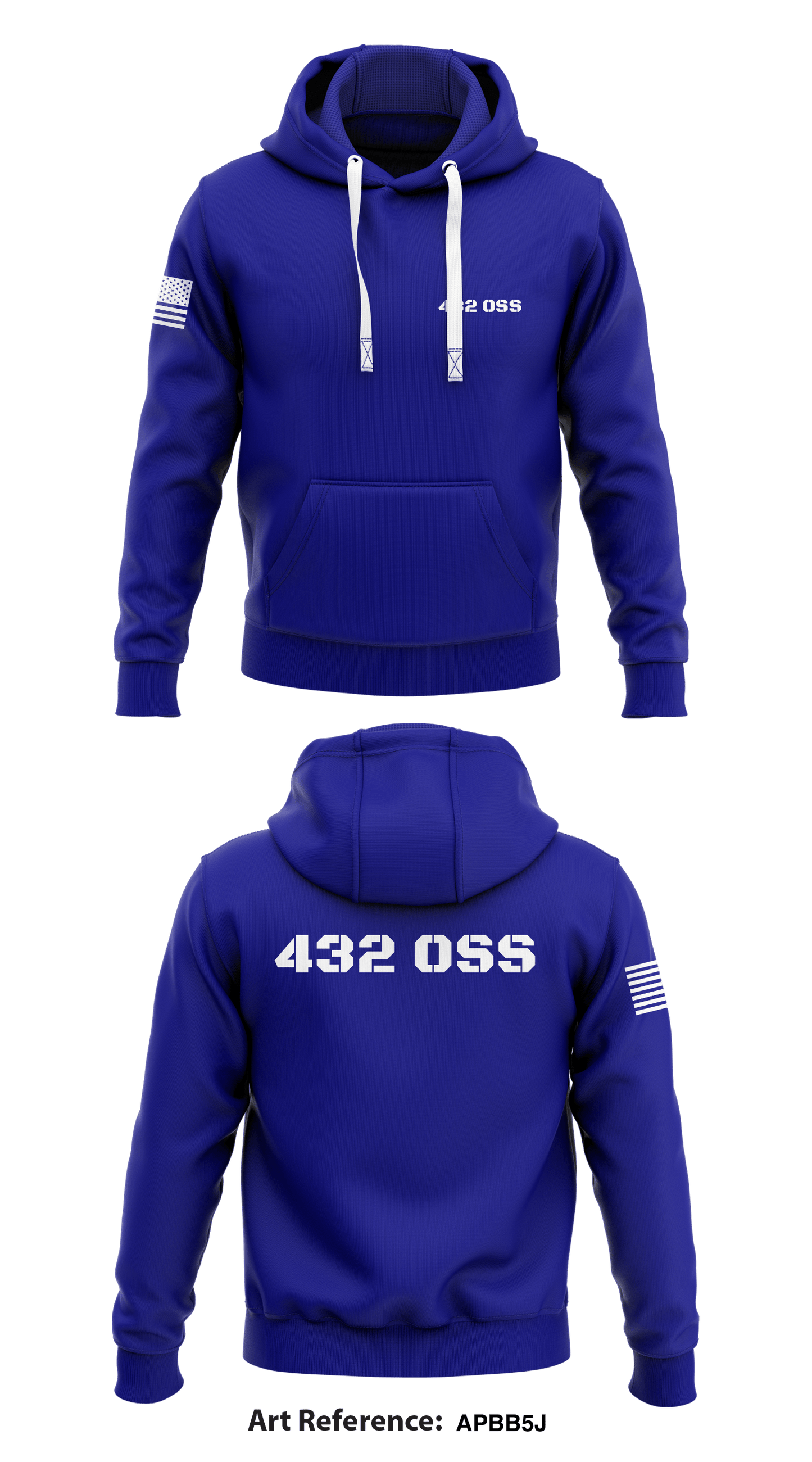 432 OSS Store 1 Core Men's Hooded Performance Sweatshirt - apbb5J