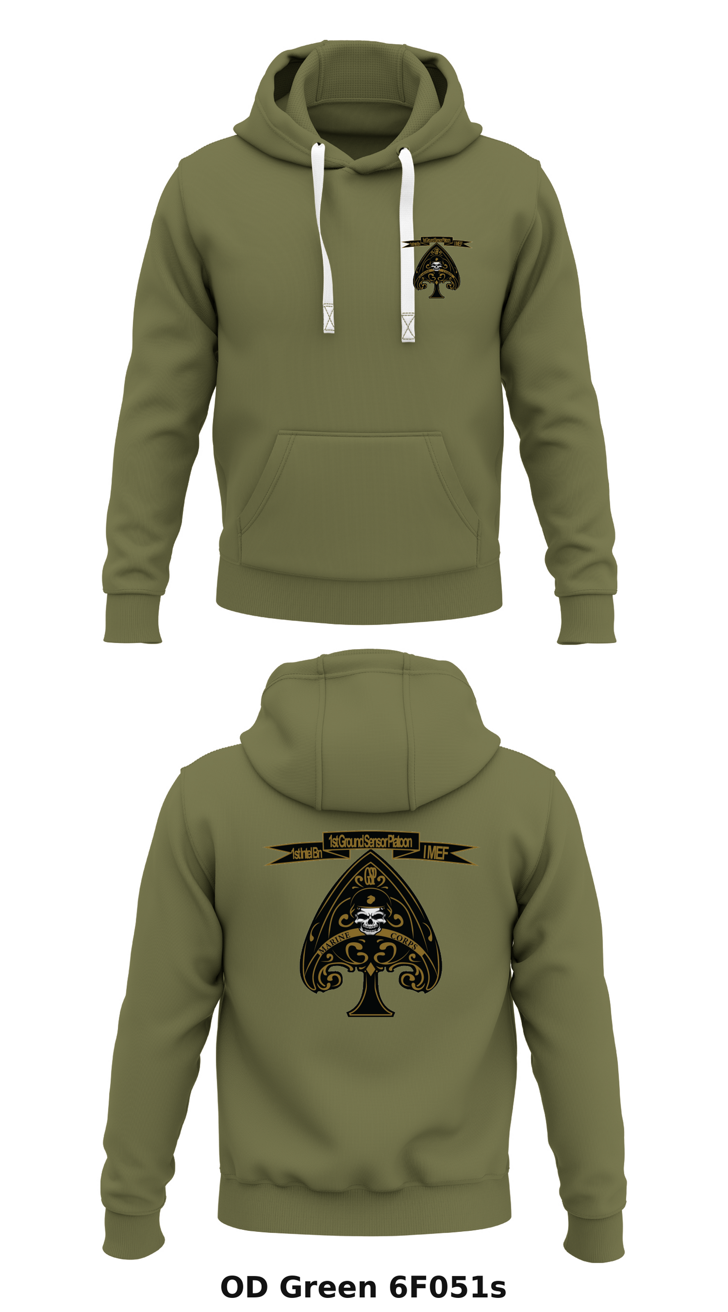 1st GSP Store 1 Core Men's Hooded Performance Sweatshirt - 6F051s