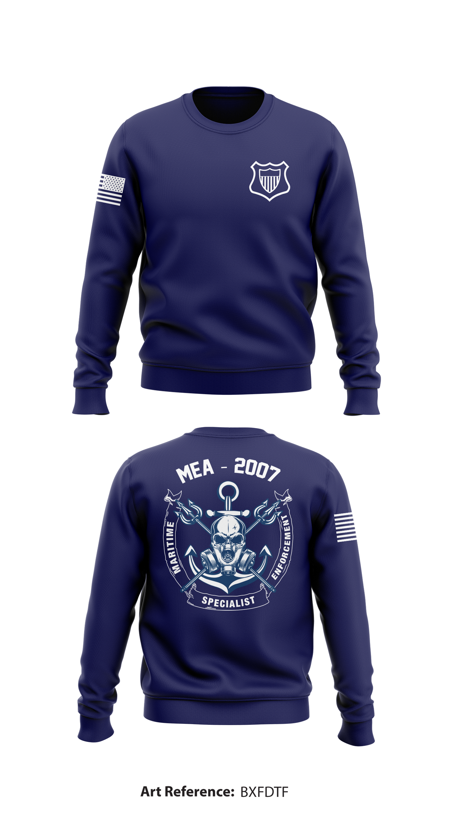 ME A school 2007 Core Men's Crewneck Performance Sweatshirt - BXfdTF