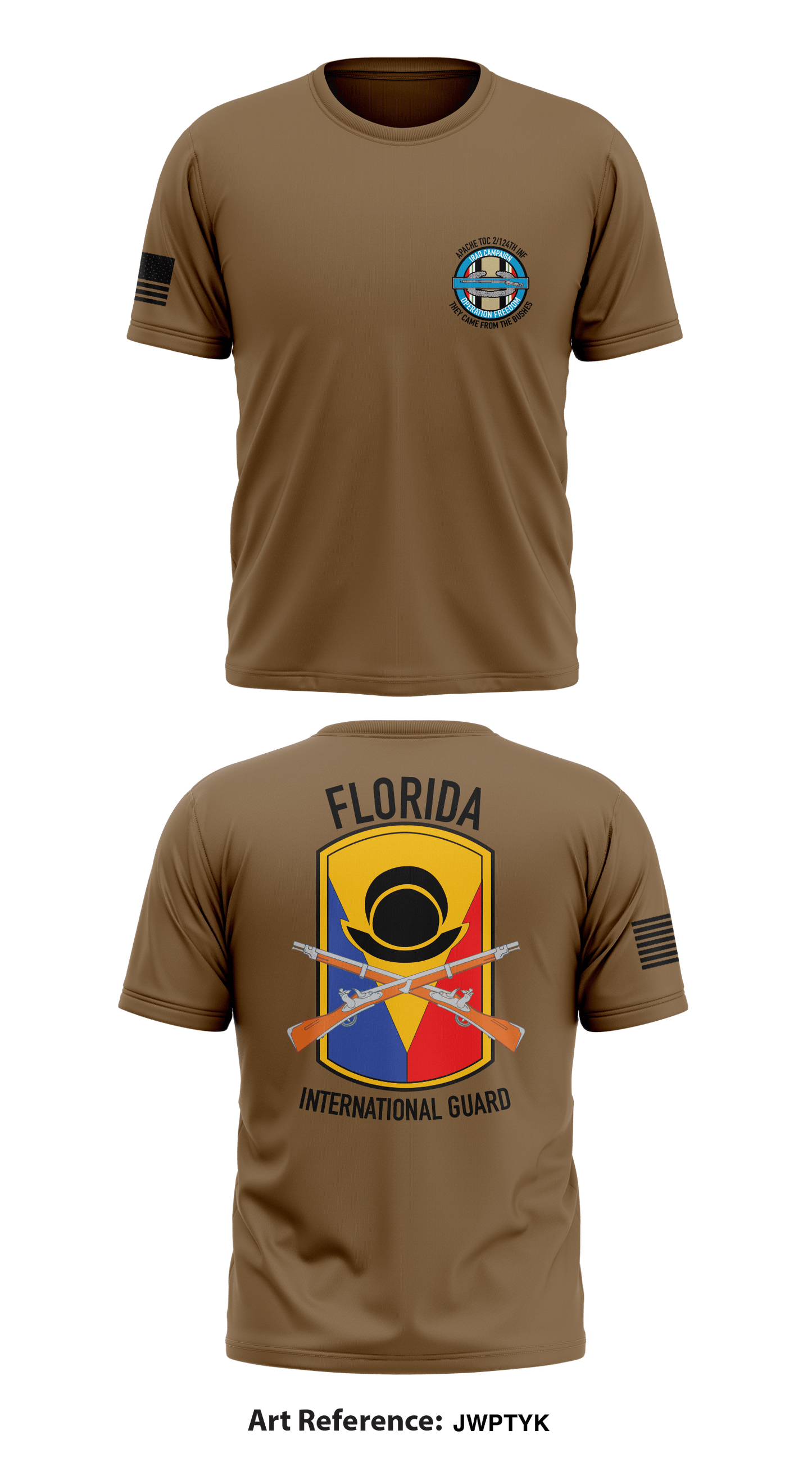 Alpha Co. 2/124 INF Store 1 Core Men's SS Performance Tee - jWpTyK
