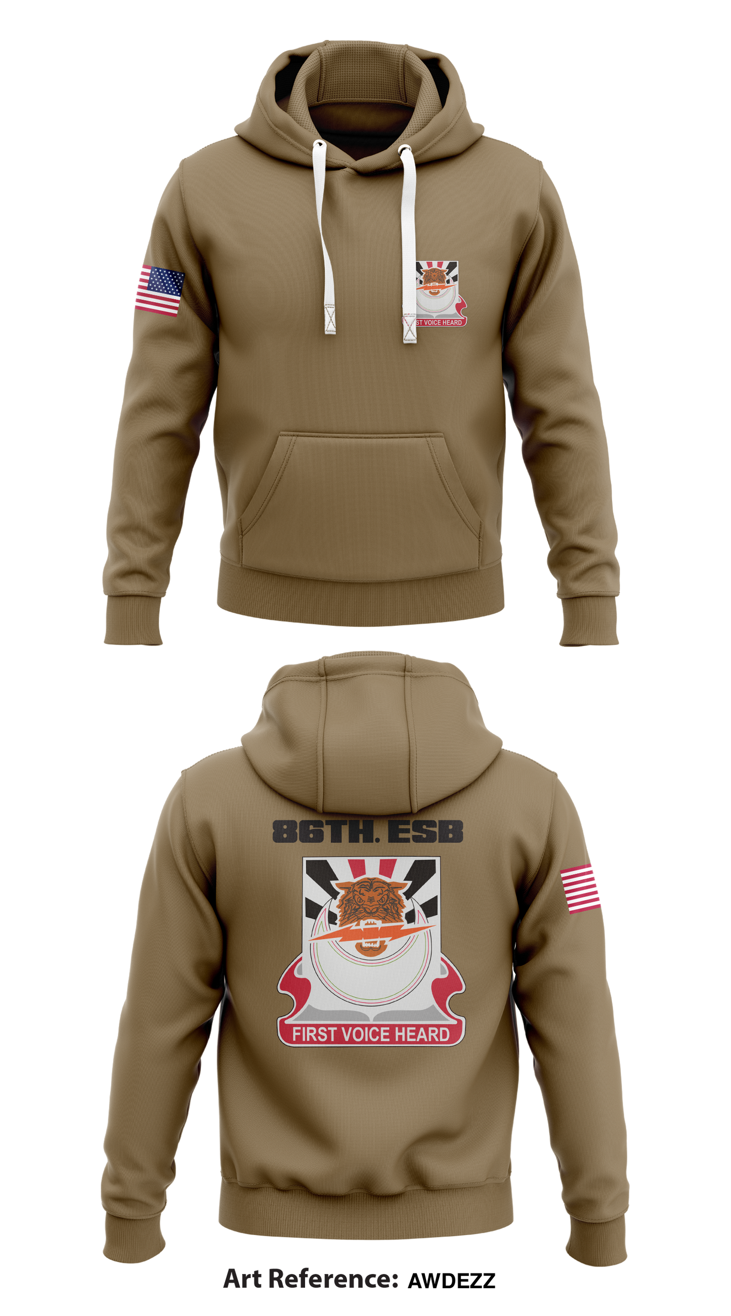 86th. ESB Store 1 Core Men's Hooded Performance Sweatshirt - aWDEZz