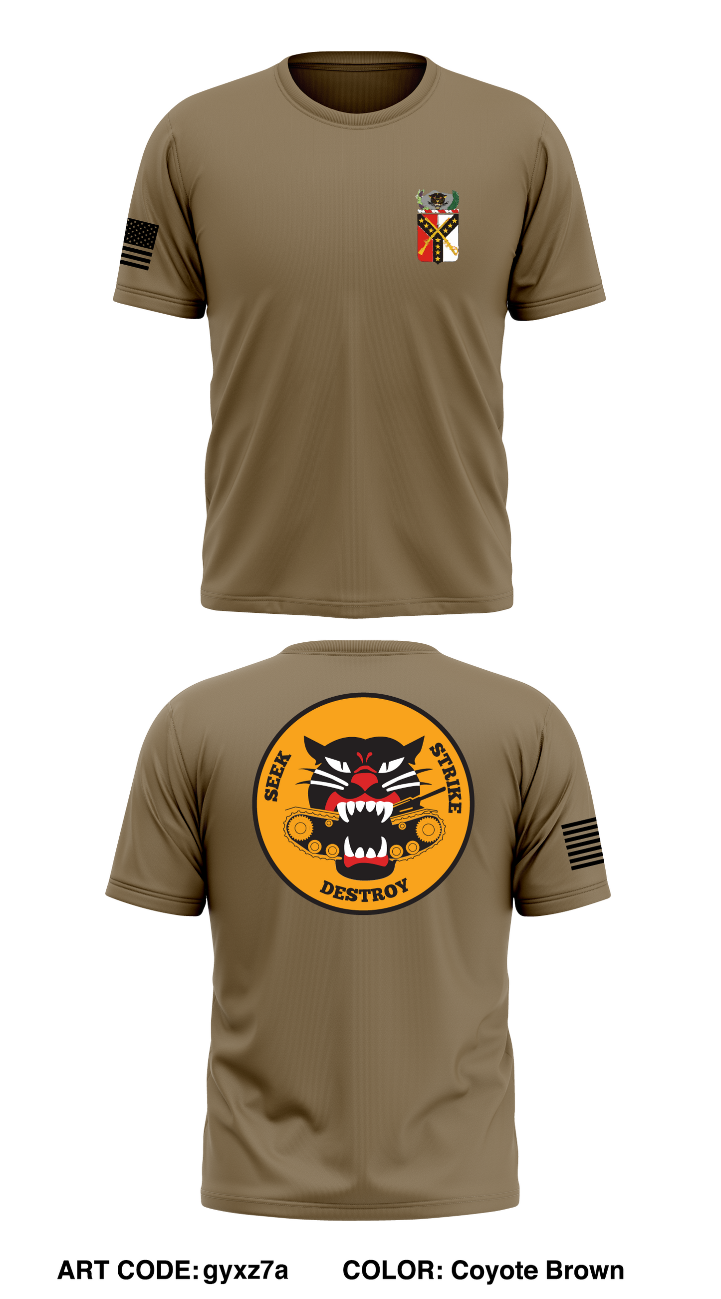 3-61 Cav Store 1 Core Men's SS Performance Tee - gyxz7a