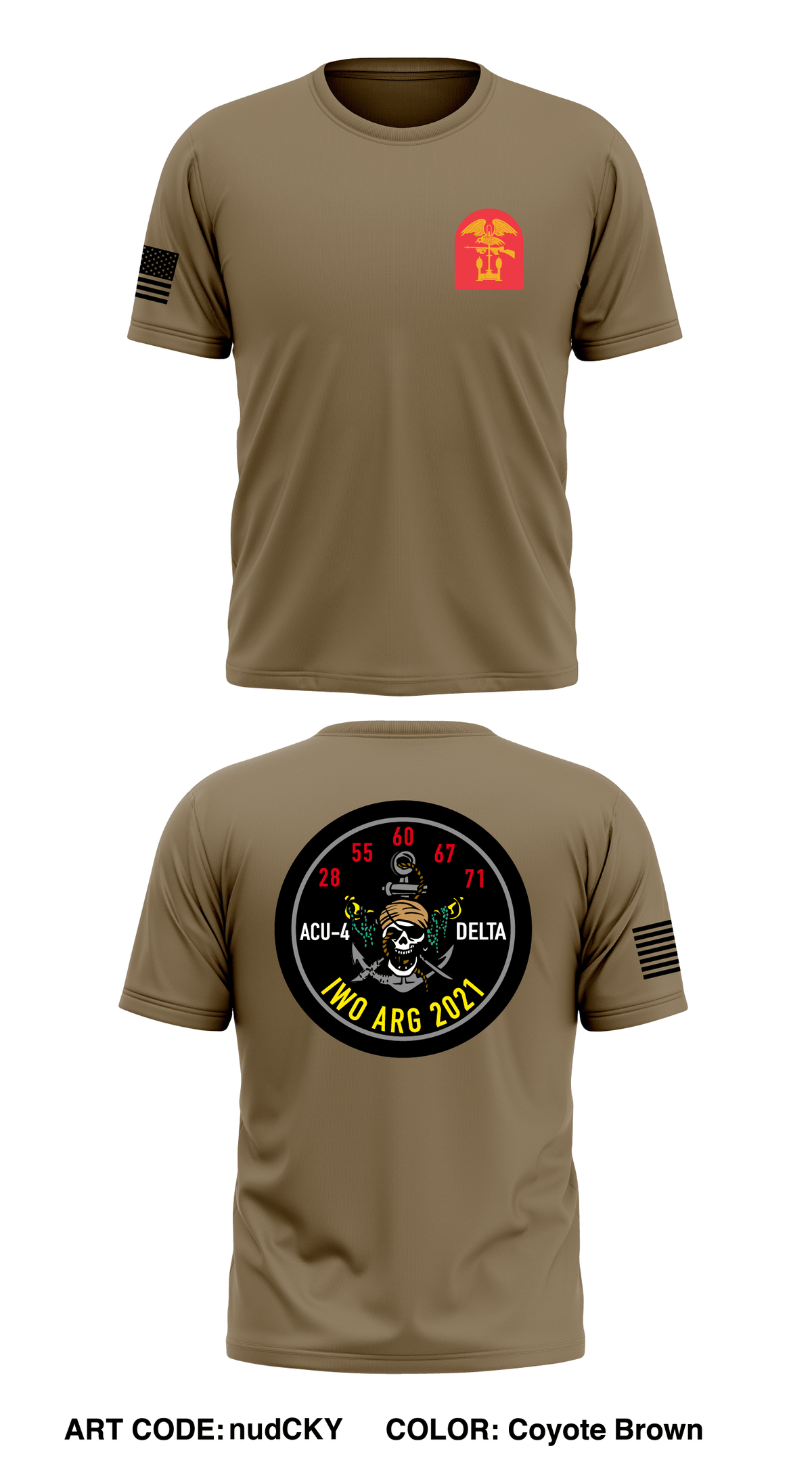 Det. Delta Store 1 Core Men's SS Performance Tee - nudCKY