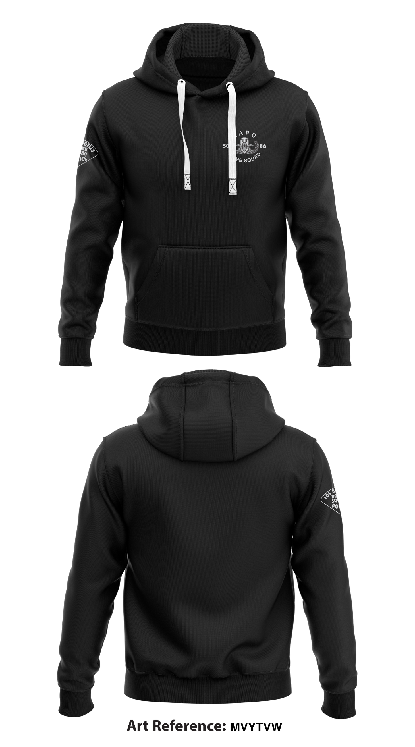 LAPD Bomb Squad Store 1 Core Men's Hooded Performance Sweatshirt - MVYtvW