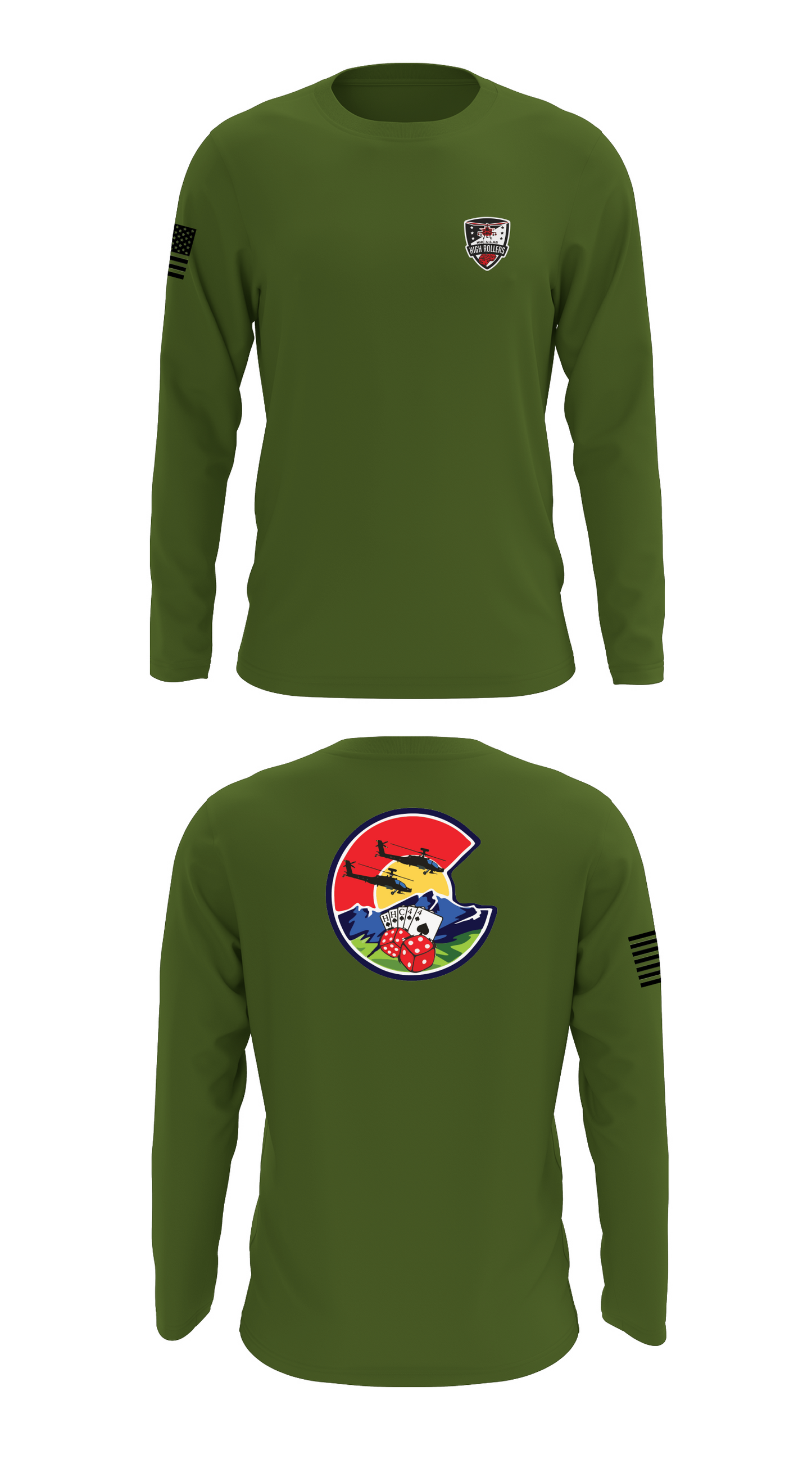 4-4 HHC AB Store 1 Core Men's LS Performance Tee - 72614620767