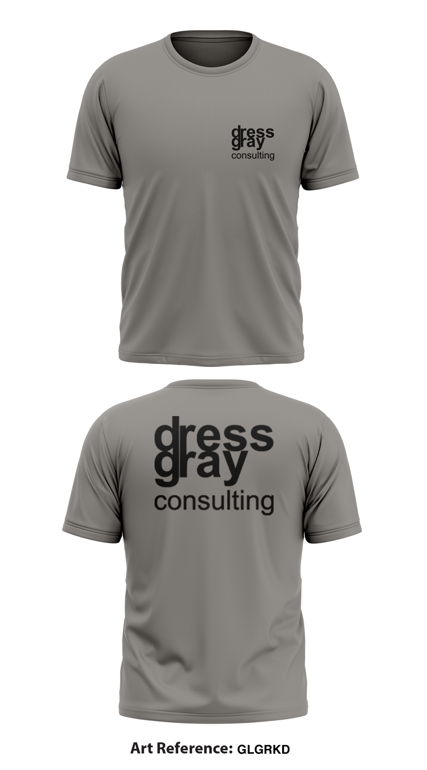 dress gray consulting Store 1 Core Men's SS Performance Tee - GLGRkd