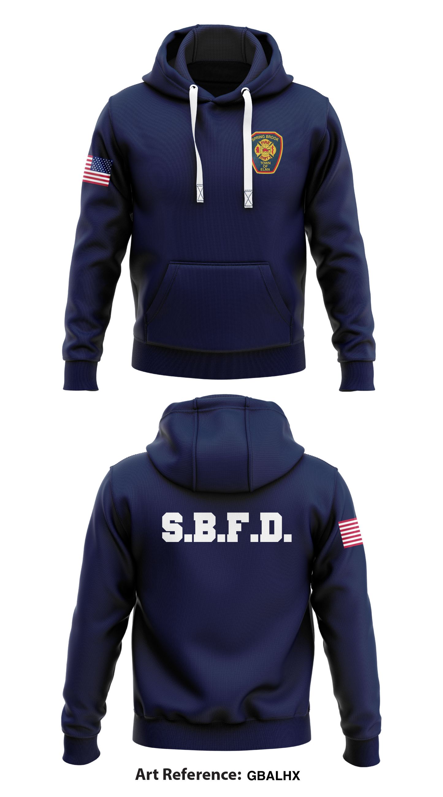 Spring Brook Fire Dist Store 1 Core Men's Hooded Performance Sweatshirt - gbALhX