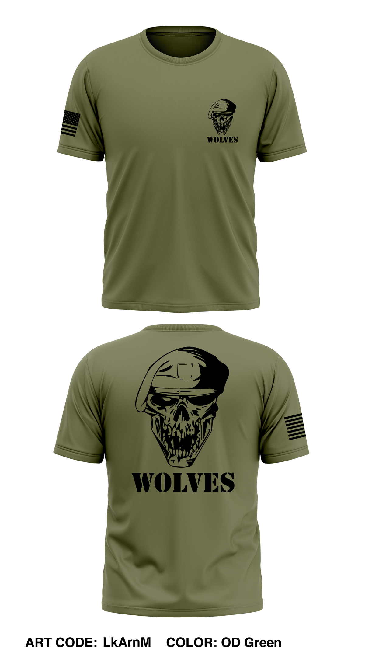 Wolves Store 1 Core Men's SS Performance Tee - LkArnM