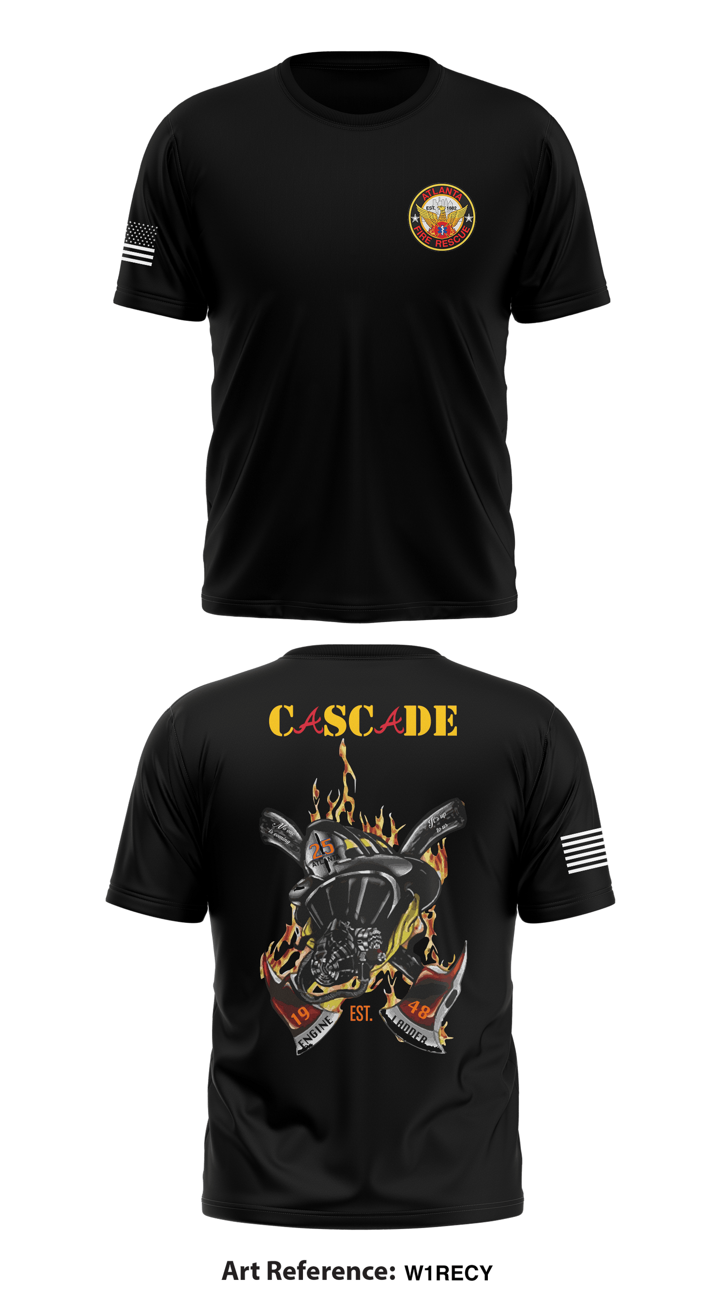 Company 25 Core Men's SS Performance Tee - W1recy