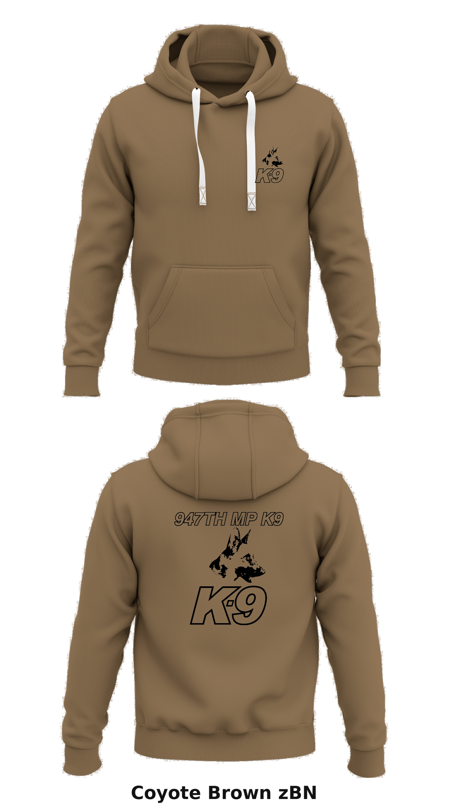 947th MP K9 Store 2 Core Men's Hooded Performance Sweatshirt - zBN