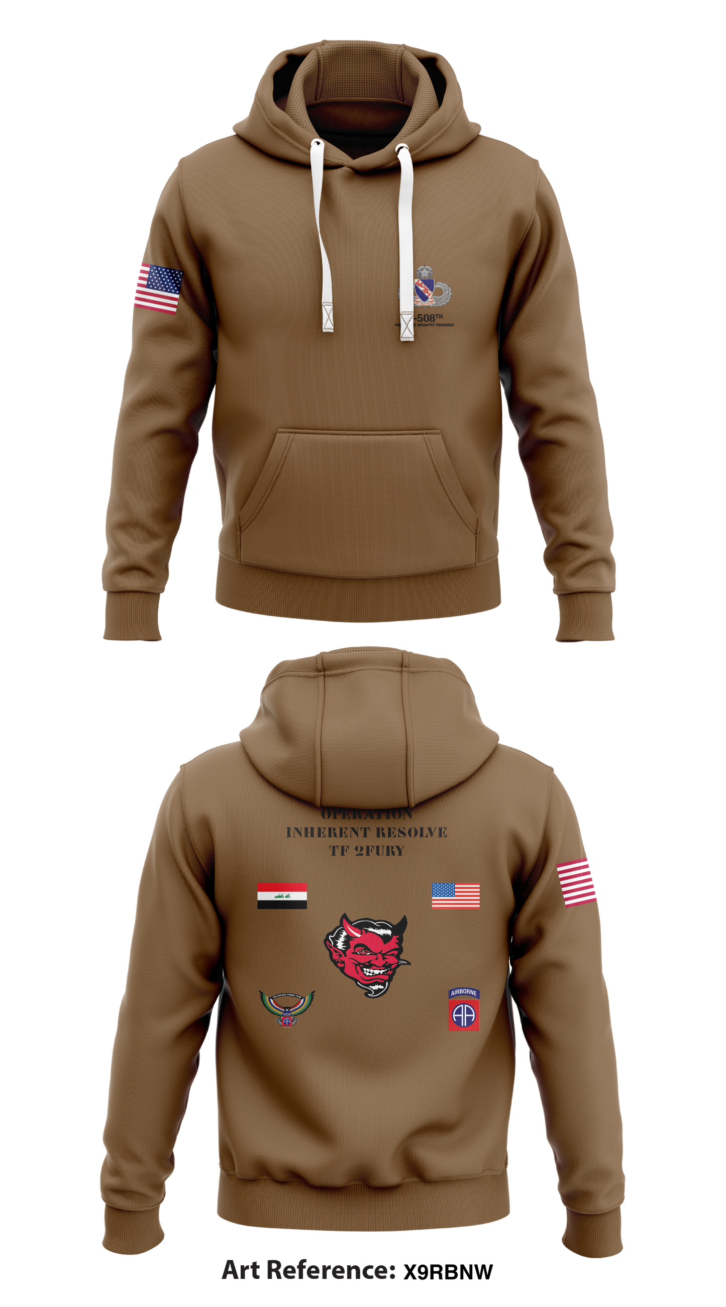 2-58th PIR Store 1 Core Men's Hooded Performance Sweatshirt - x9rbnW