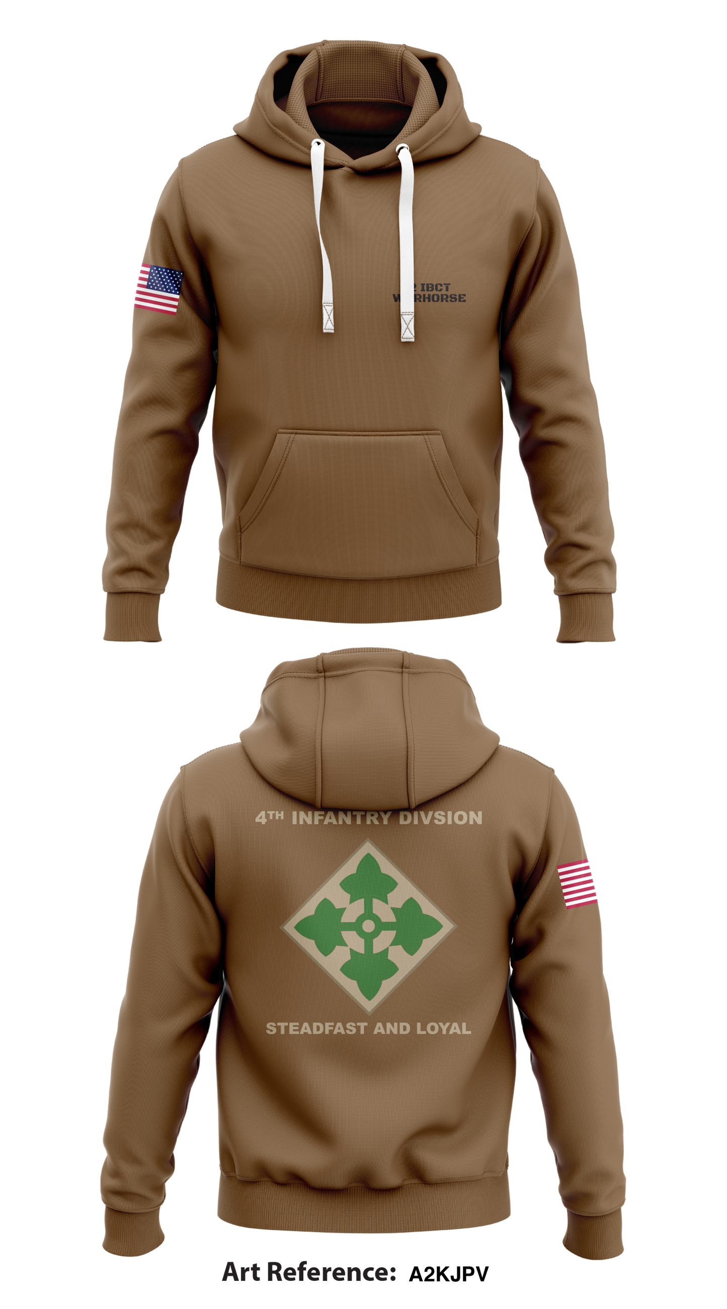 4 infantry division Store 1 Core Men's Hooded Performance Sweatshirt - A2kJpV