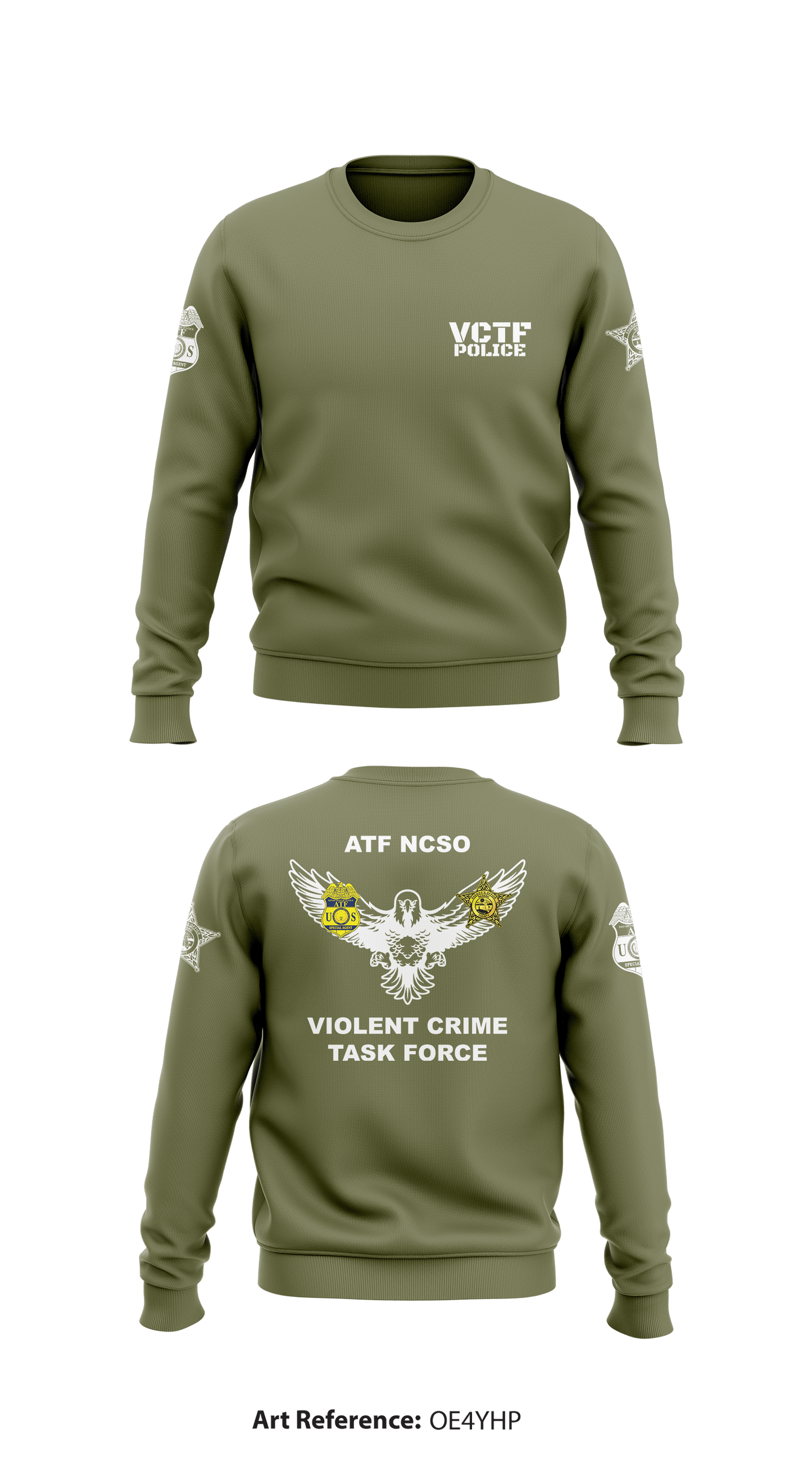 NCSO VCIT Store 1 Core Men's Crewneck Performance Sweatshirt - oE4YhP