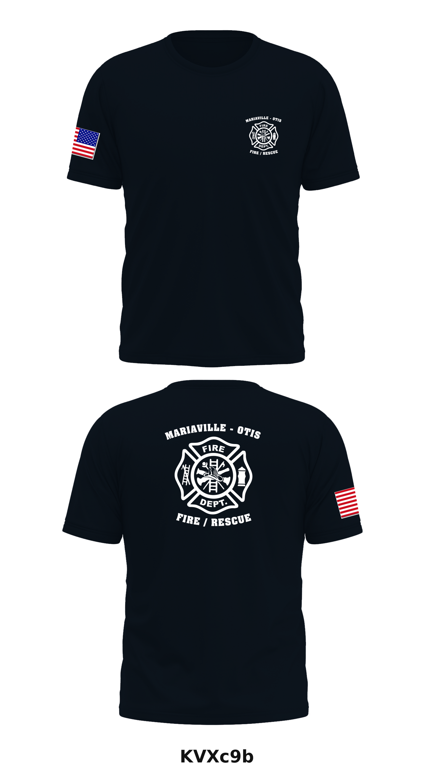 Mariaville- Otis Fire Rescue Store 1 Core Men's SS Performance Tee - KVXc9b