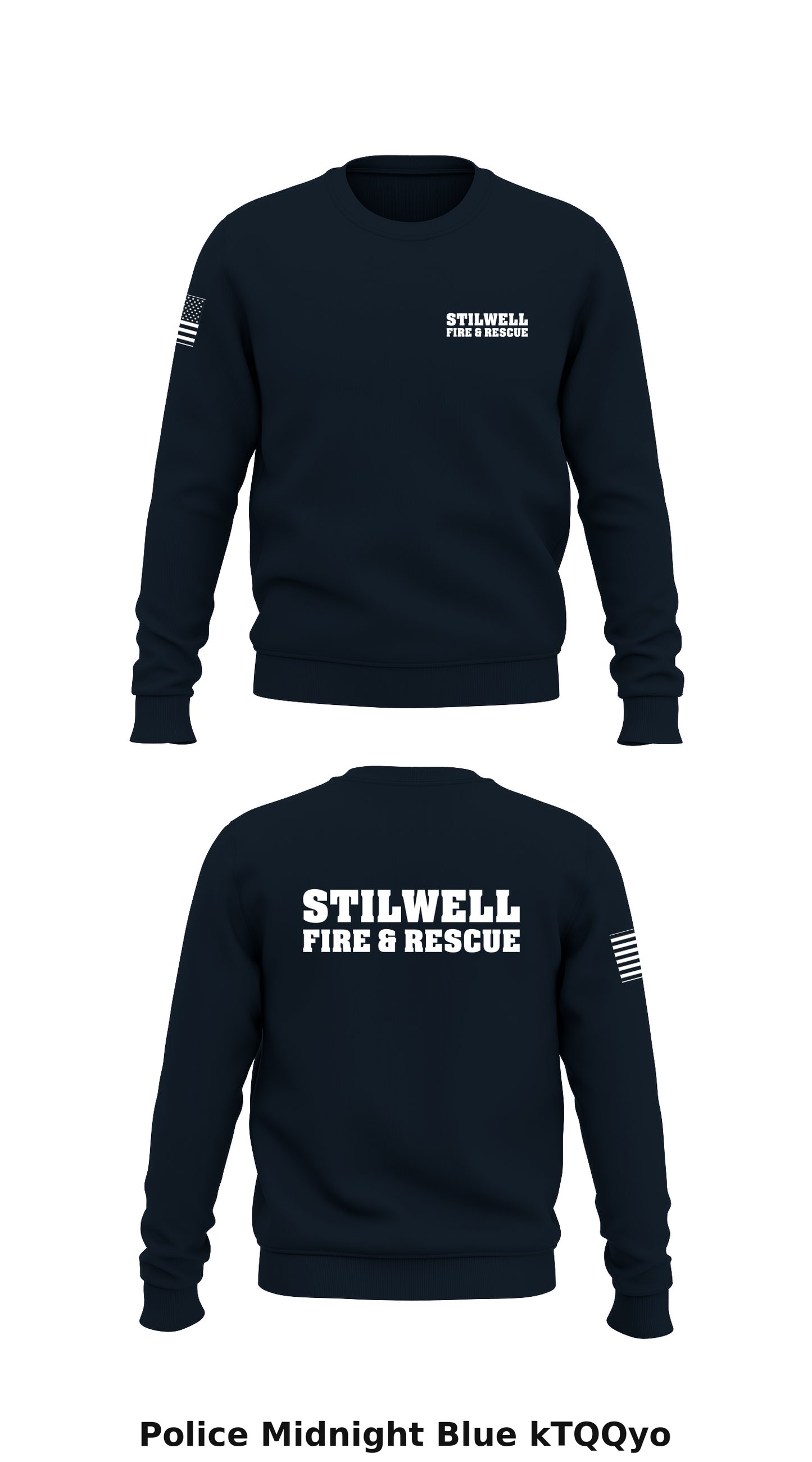 Stilwell Fire & Rescue Store 1 Core Men's Crewneck Performance Sweatshirt - kTQQyo