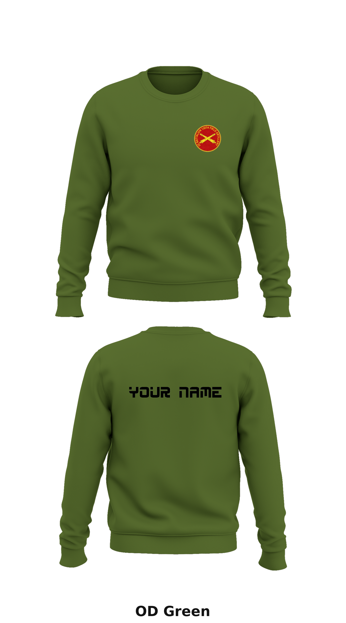 2nd battalion 130th field artillery Store 1 Core Men's Crewneck Performance Sweatshirt - 31591638985