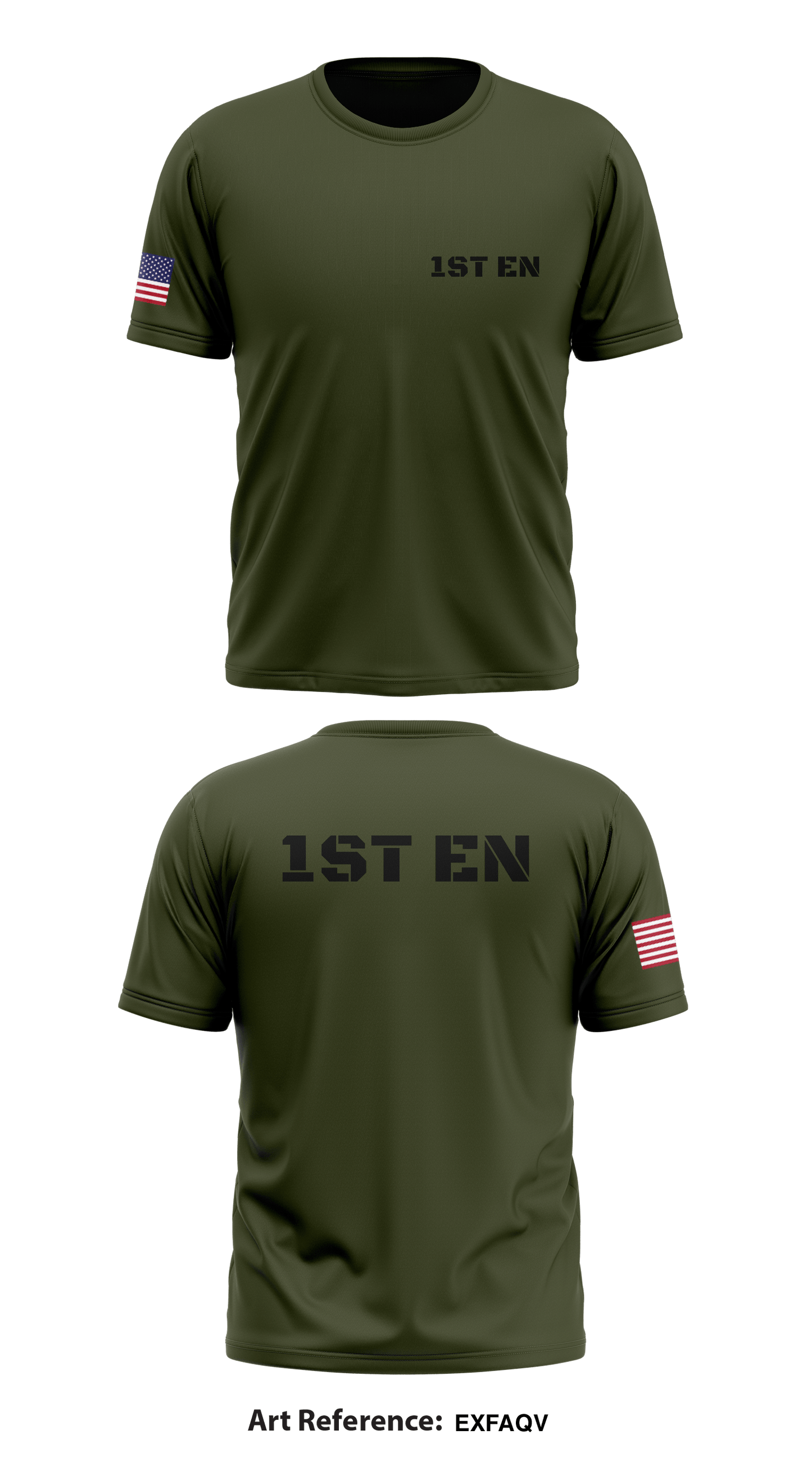 1st EN Store 1 Core Men's SS Performance Tee - eXfAQv