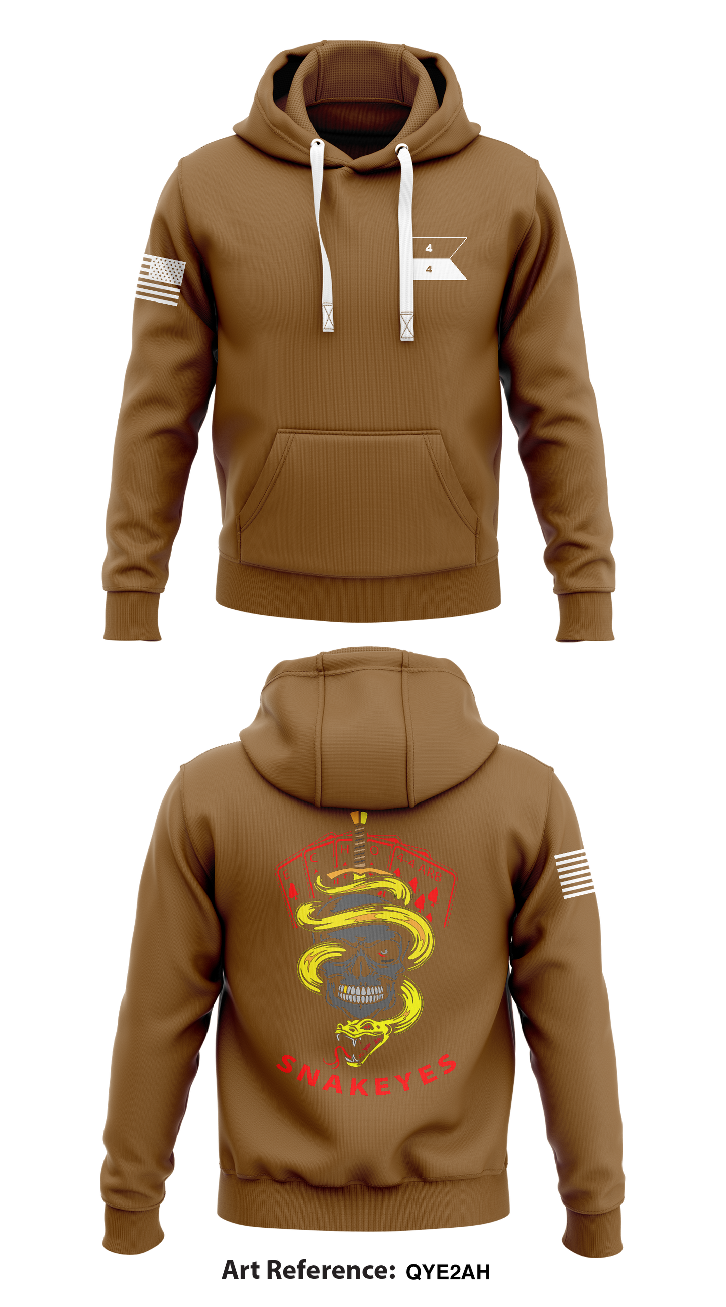 SNAKEYES Store 1 Core Men's Hooded Performance Sweatshirt - qYe2ah