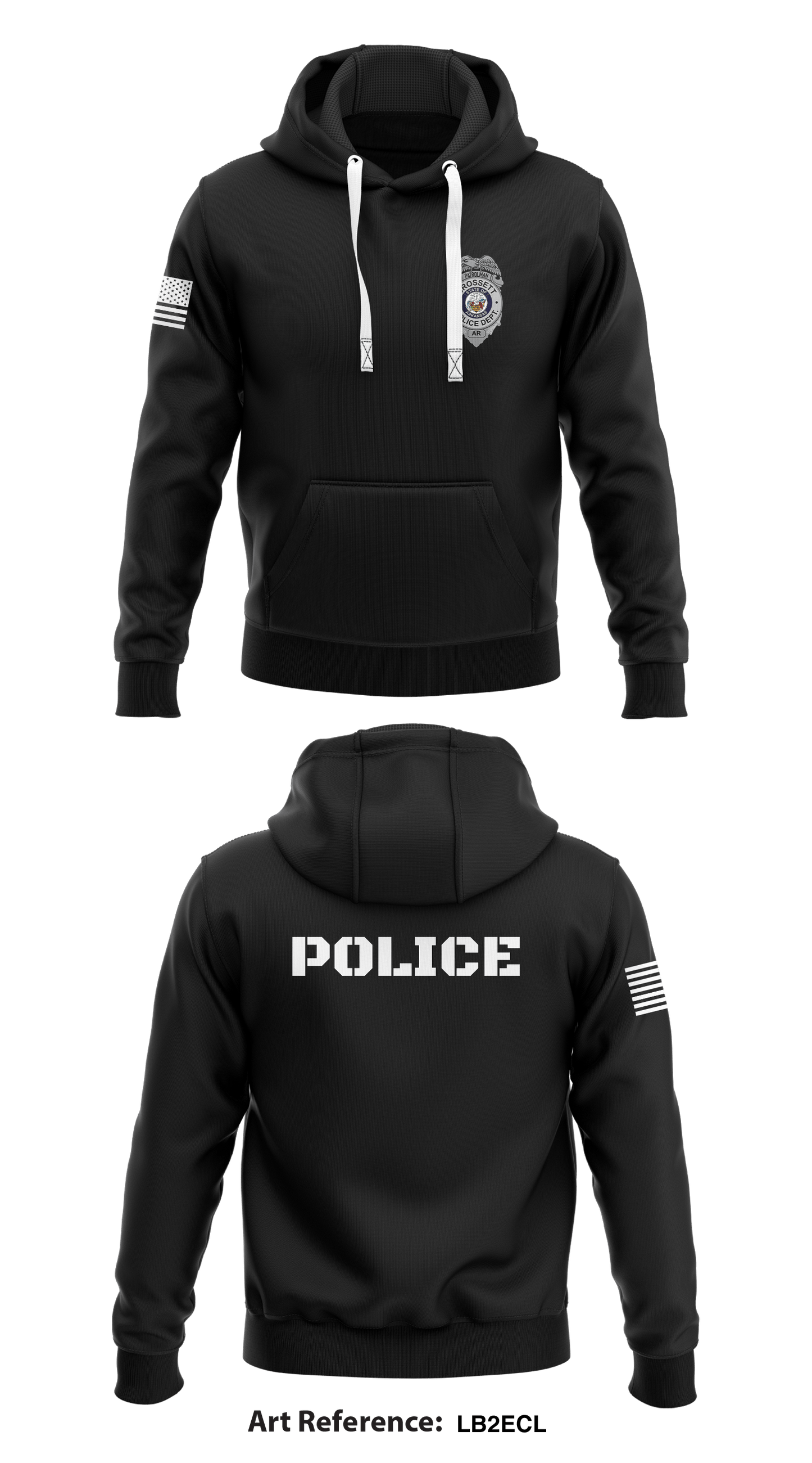 Crossett PD Store 1 Core Men's Hooded Performance Sweatshirt - Lb2eCL
