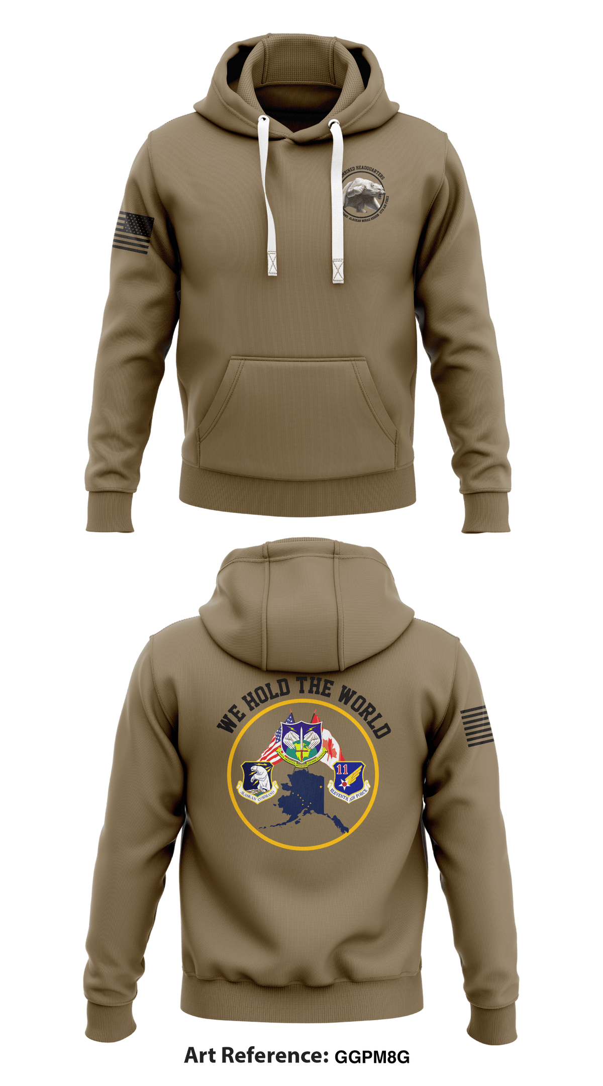 611 Air Operations Center Store 1 Core Men's Hooded Performance Sweatshirt - GgPm8g