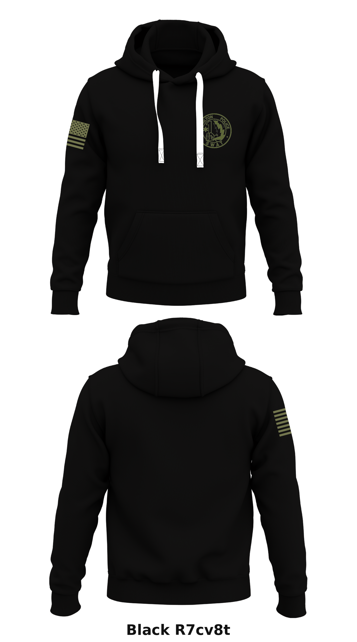 HAMILTON SWAT Store 1 Core Men's Hooded Performance Sweatshirt - R7cv8t