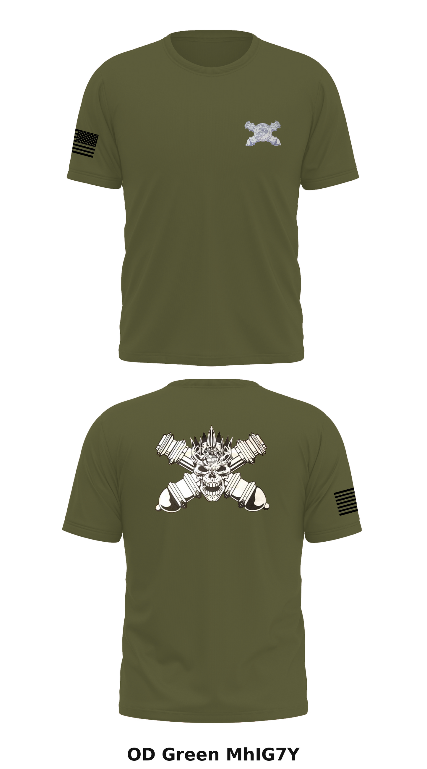 N Btry 5Bn 14th Mar Store 1 Core Men's SS Performance Tee - MhIG7Y