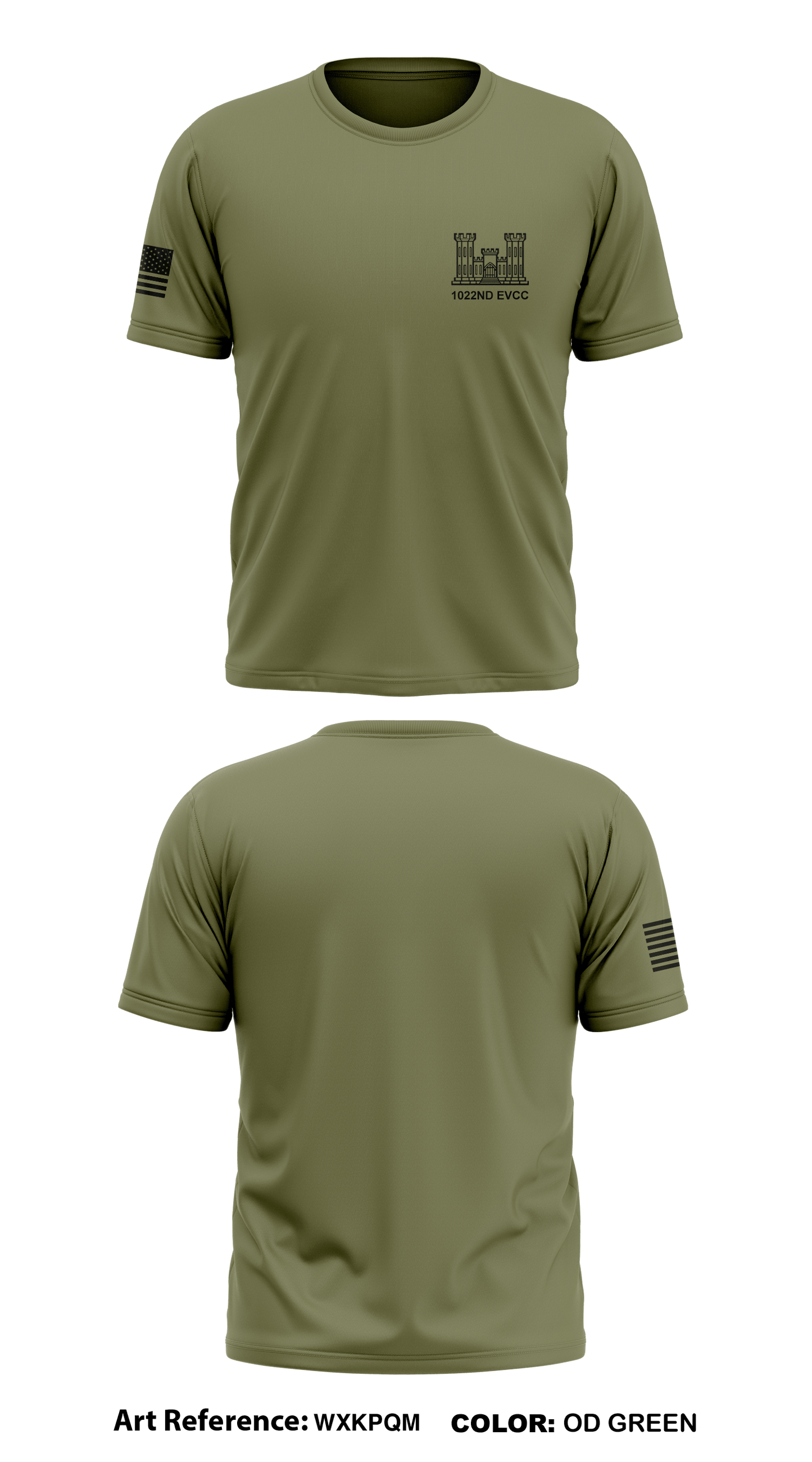 1022nd EVCC Store 1 Core Men's SS Performance Tee - wXKPQm