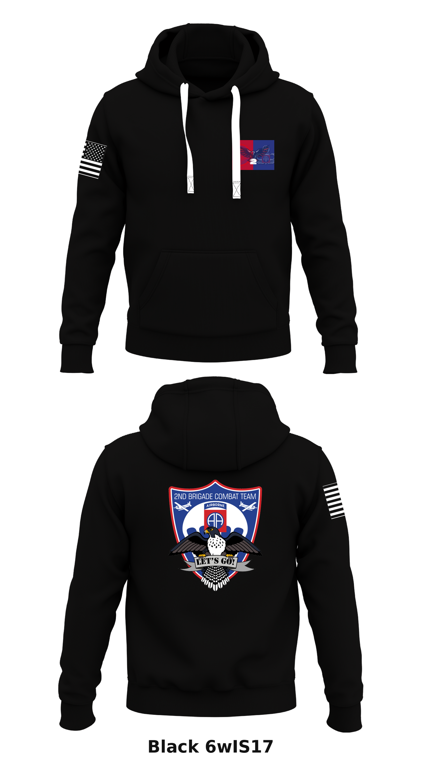2nd Brigade Combat Team, 82nd Airborne Division Store 1 Core Men's Hooded Performance Sweatshirt - 6wIS17
