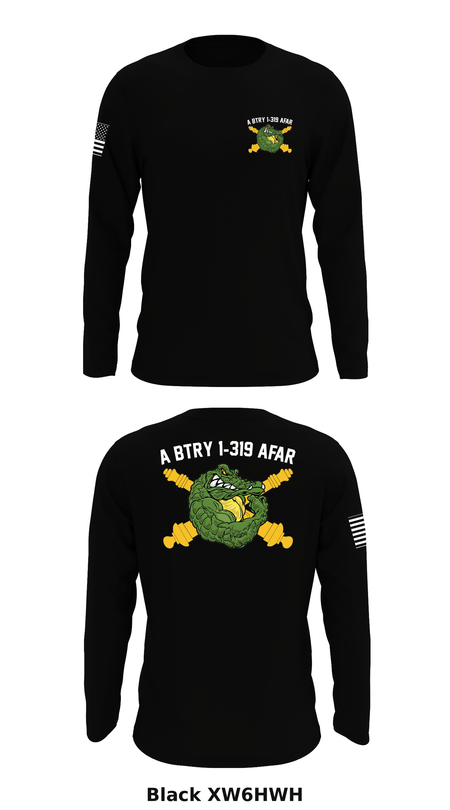 A BTRY 1-319 AFAR Store 1 Core Men's LS Performance Tee - XW6HWH