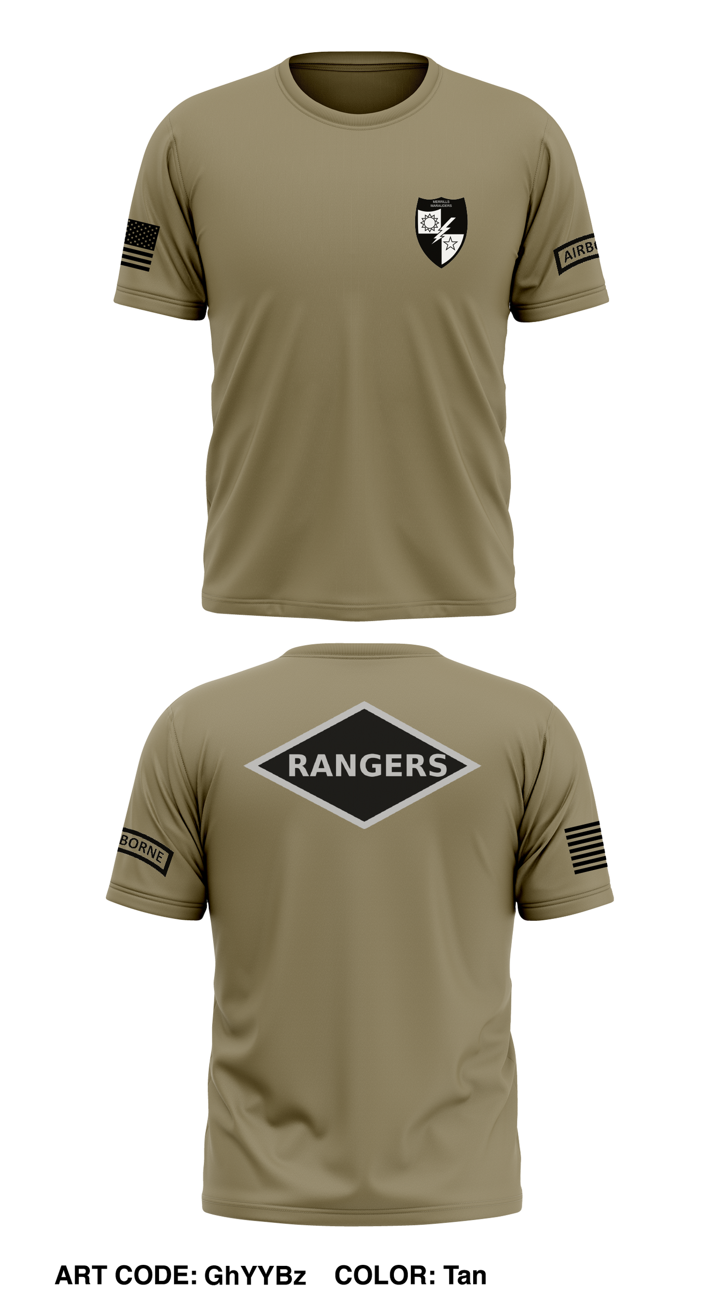 Merrill's Platoon, 4th RTB Store 1 Core Men's SS Performance Tee - GhYYBz