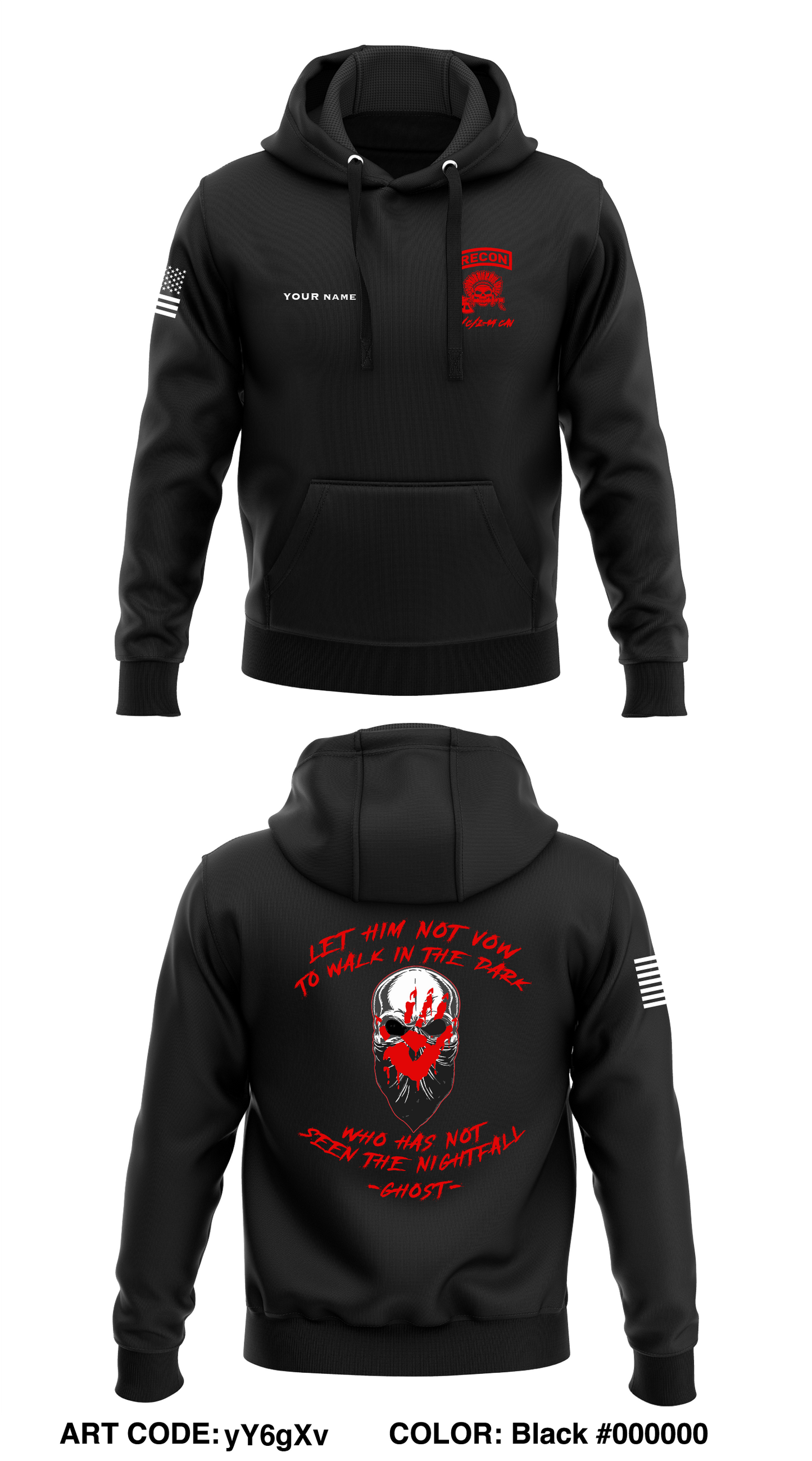 CUSTOM - 2/C/2-14 CAV, 2IBCT, 25ID Store 1 Core Men's Hooded Performance Sweatshirt - yY6gXv