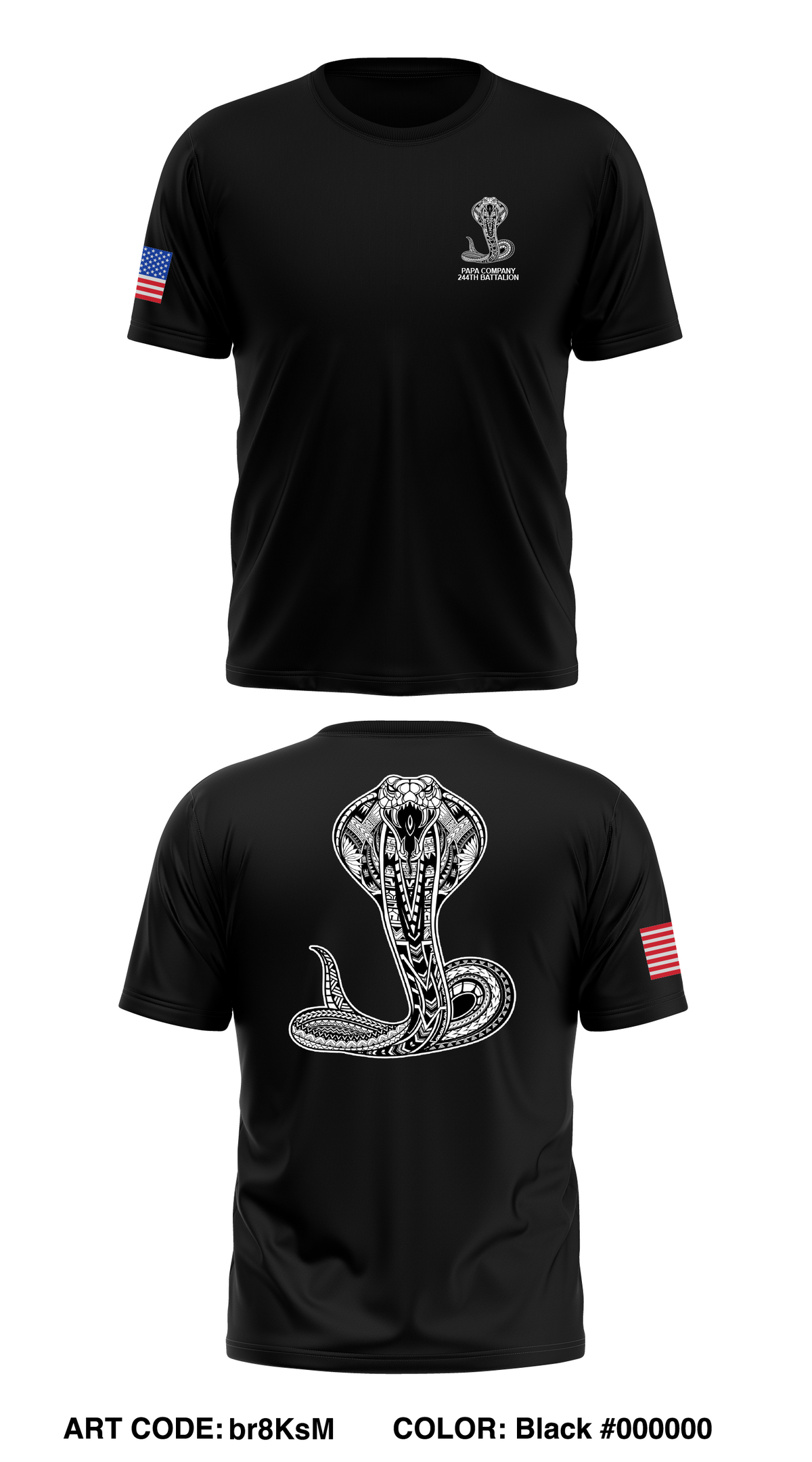 Papa Company 244th Battalion Store 1 Core Men's SS Performance Tee - br8KsM