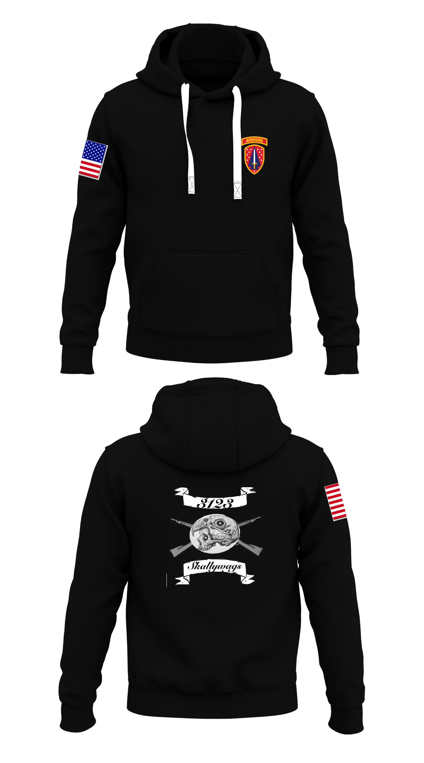 Skallywags Store 1 Core Men's Hooded Performance Sweatshirt - 82068661232