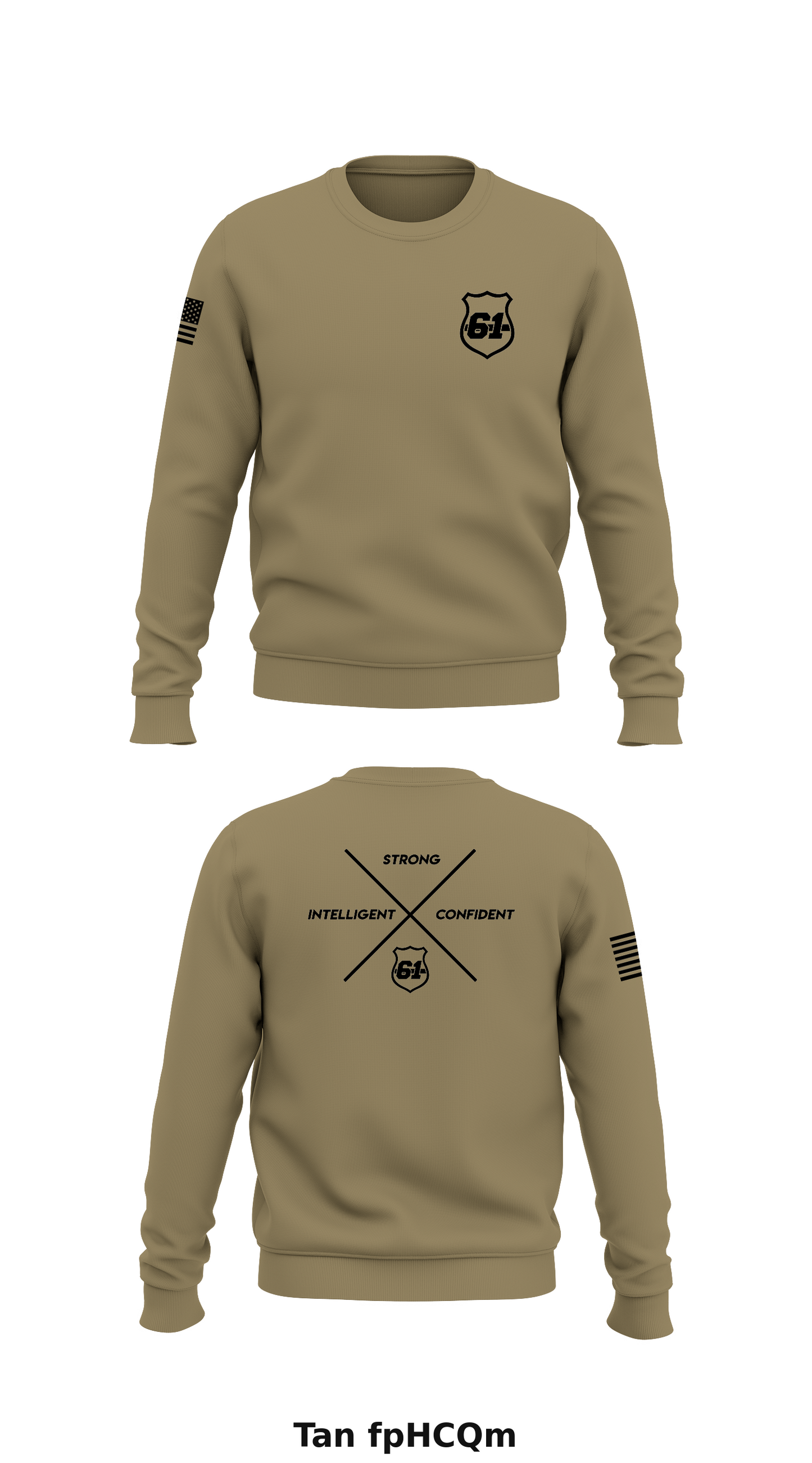 61st ROC Store 1 Core Men's Crewneck Performance Sweatshirt - fpHCQm