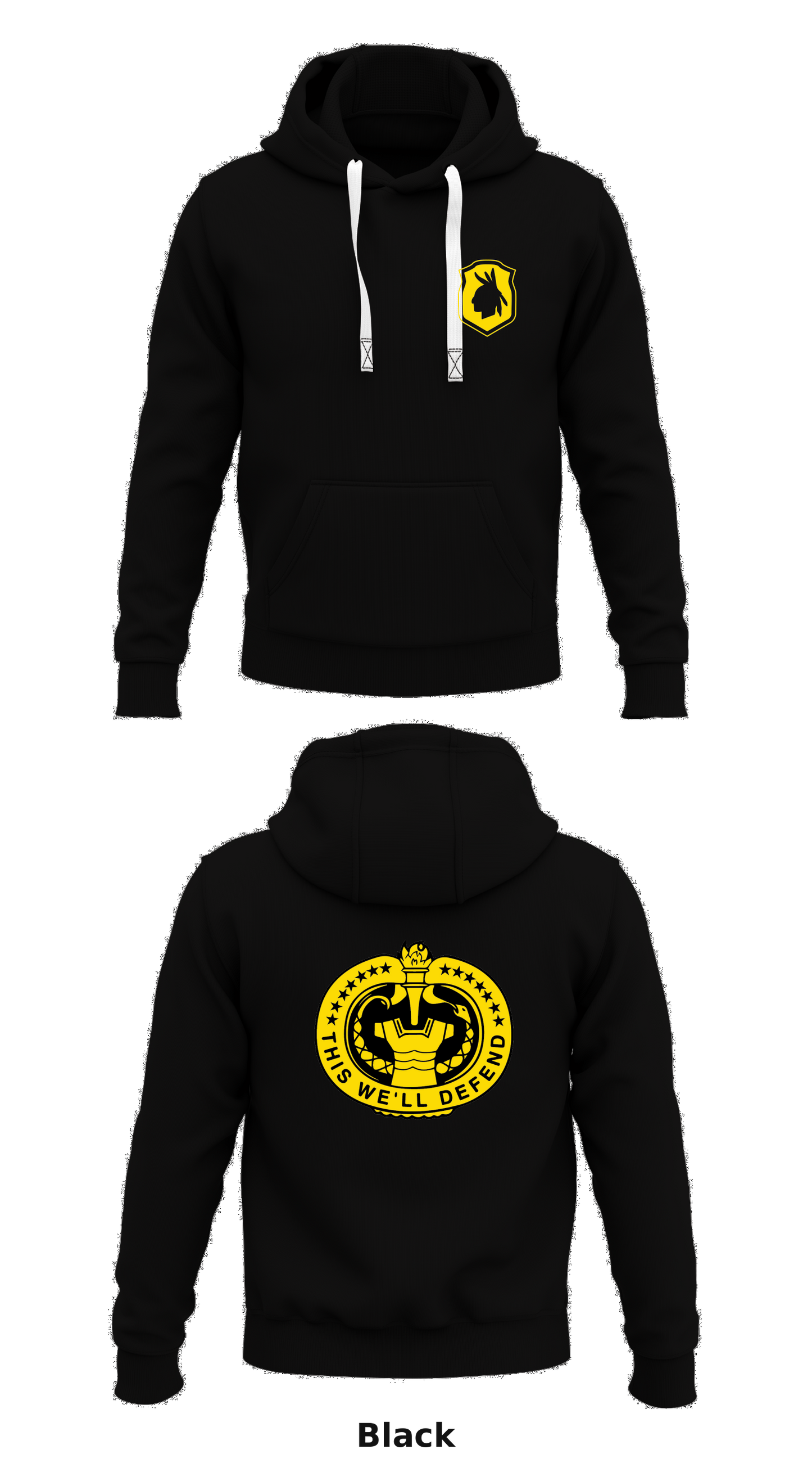 3/518th Store 1 Core Men's Hooded Performance Sweatshirt - 51598192513