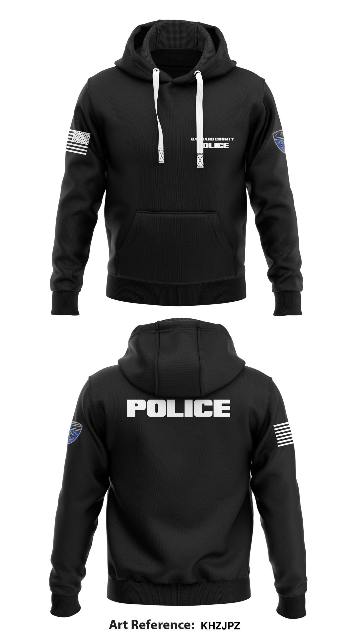 Garrard County Police Department Store 1 Core Men's Hooded Performance Sweatshirt - KhZJPz