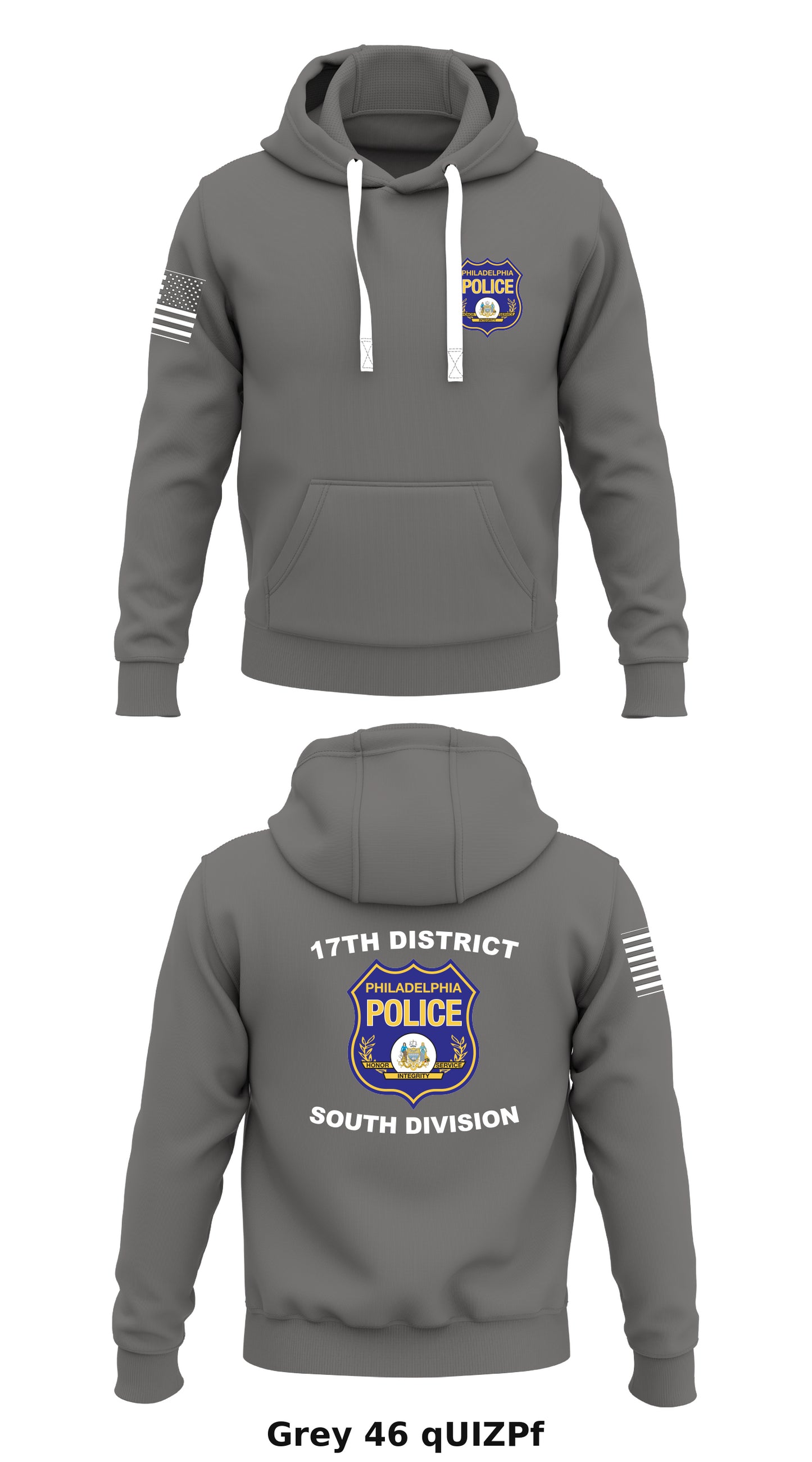 Philadelphia Police Store 1 Core Men's Hooded Performance Sweatshirt - qUIZPf