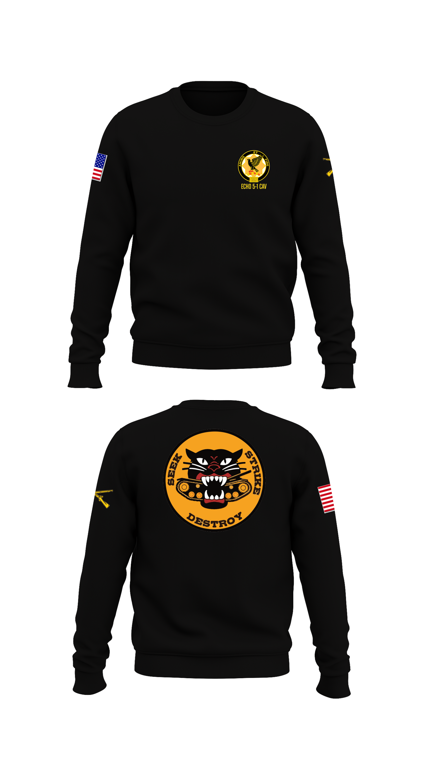 Echo 5-1 CAV Store 1 Core Men's Crewneck Performance Sweatshirt - 84865541611