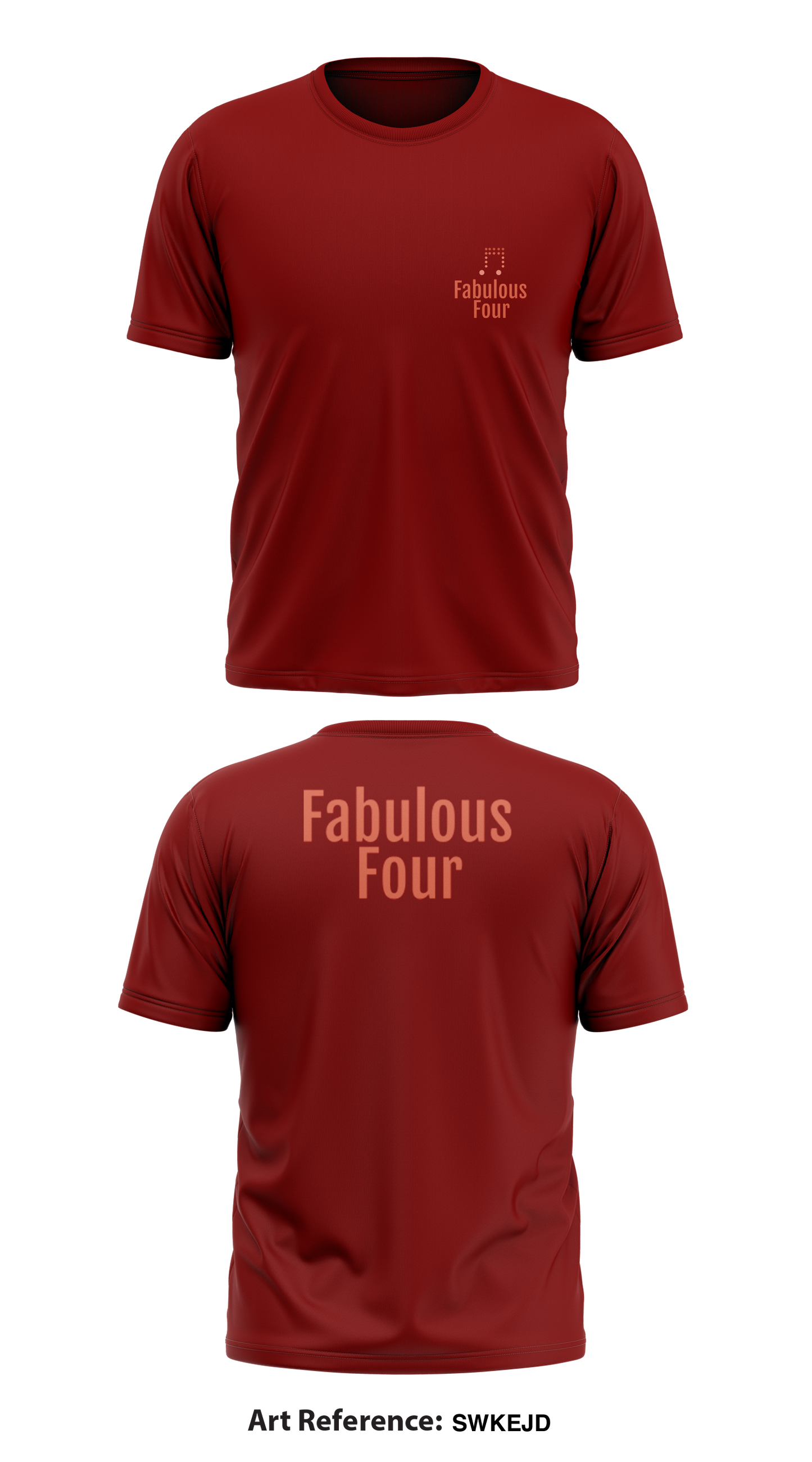 Fab Four Store 1 Core Men's SS Performance Tee - swkejd