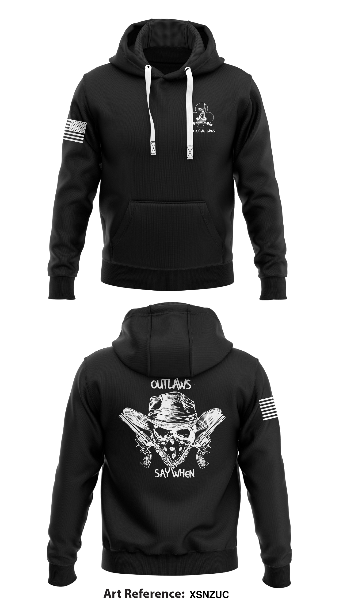 2nd Platoon, C Co, 1-327IN Store 1 Core Men's Hooded Performance Sweatshirt - xSNzUc