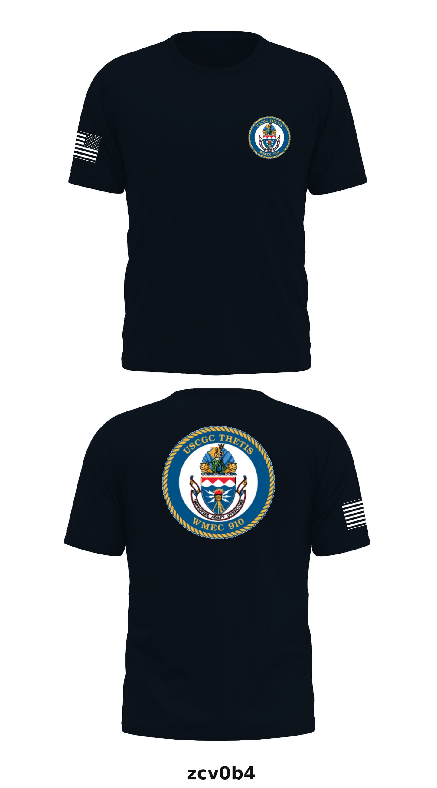 USCGC THETIS Store 1 Core Men's SS Performance Tee - zcv0b4