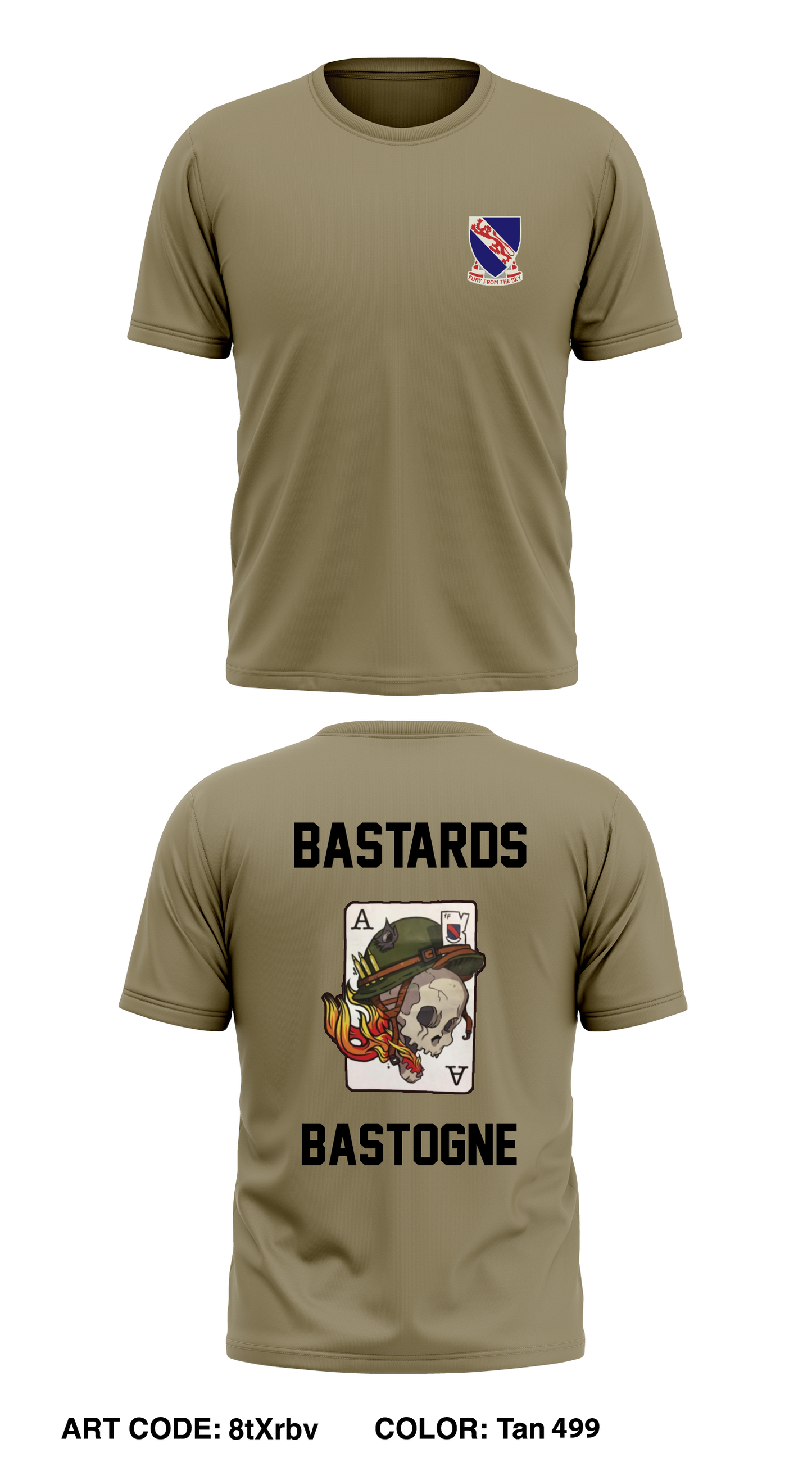 A co, 3rd BCT, 1-508th PIR Store 1 Core Men's SS Performance Tee - 8tXrbv