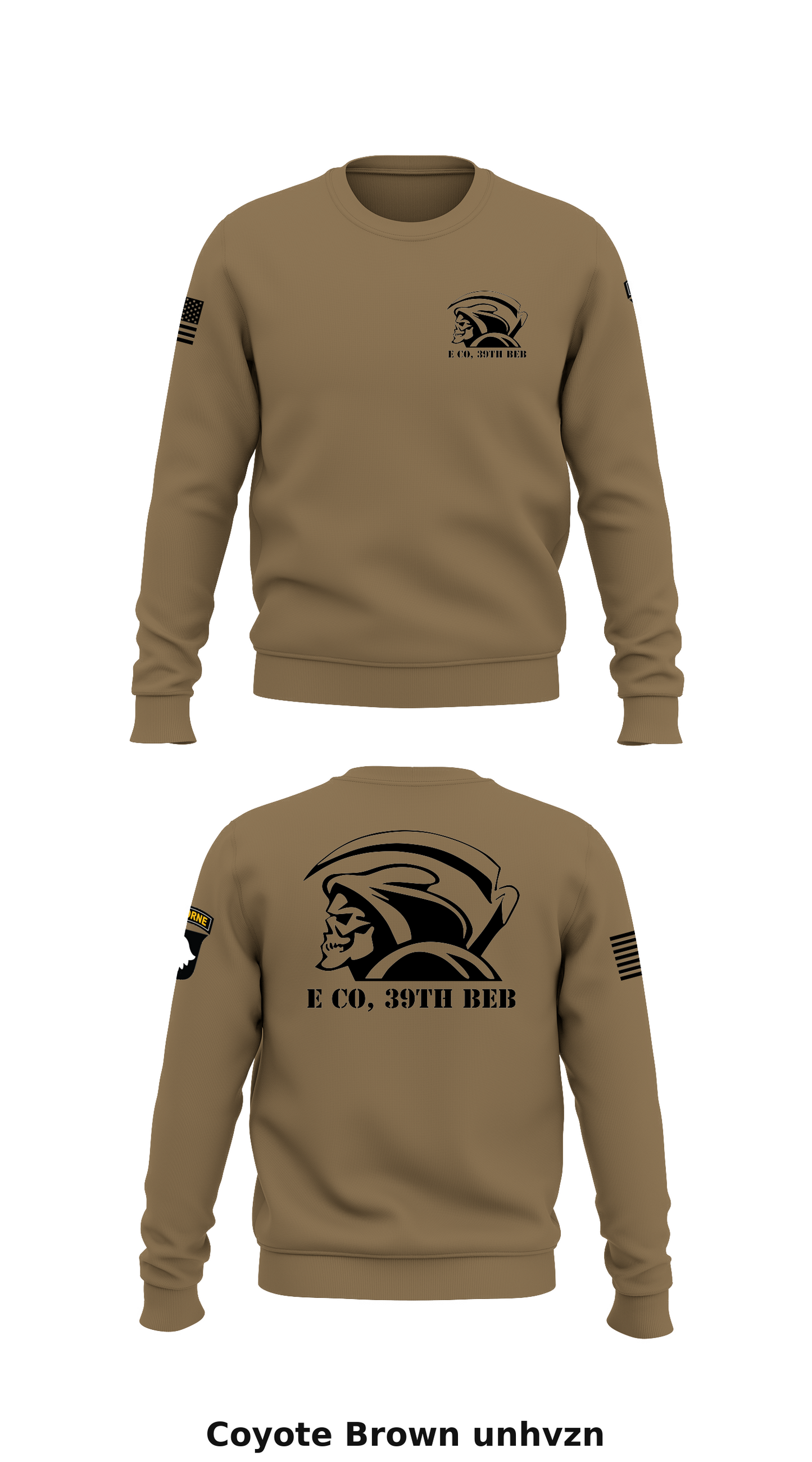 E Co, 39th BEB Store 1 Core Men's Crewneck Performance Sweatshirt - unhvzn