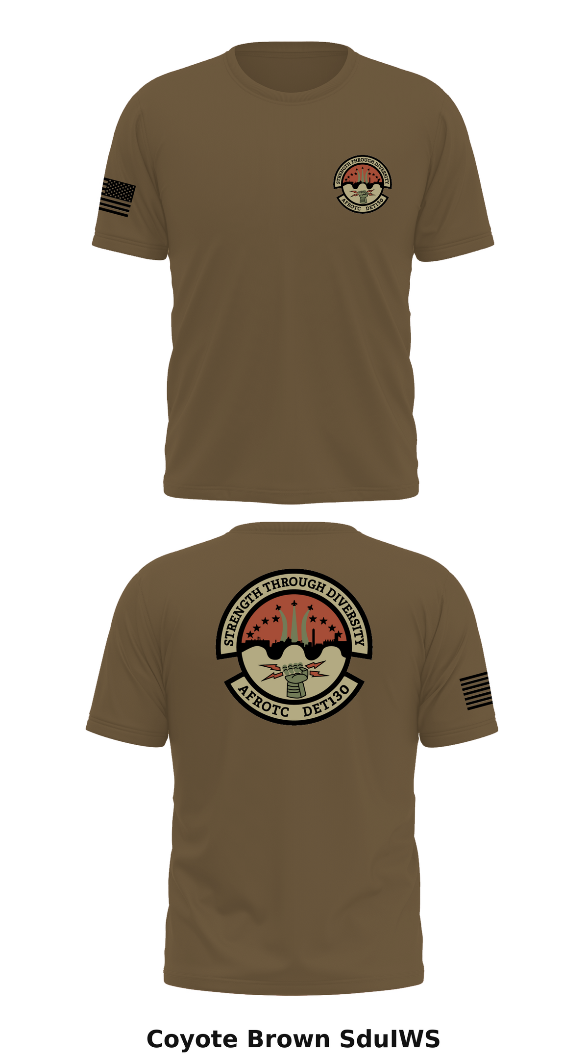 AFROTC/Det 130 Howard University Store 1 Core Men's SS Performance Tee - SduIWS
