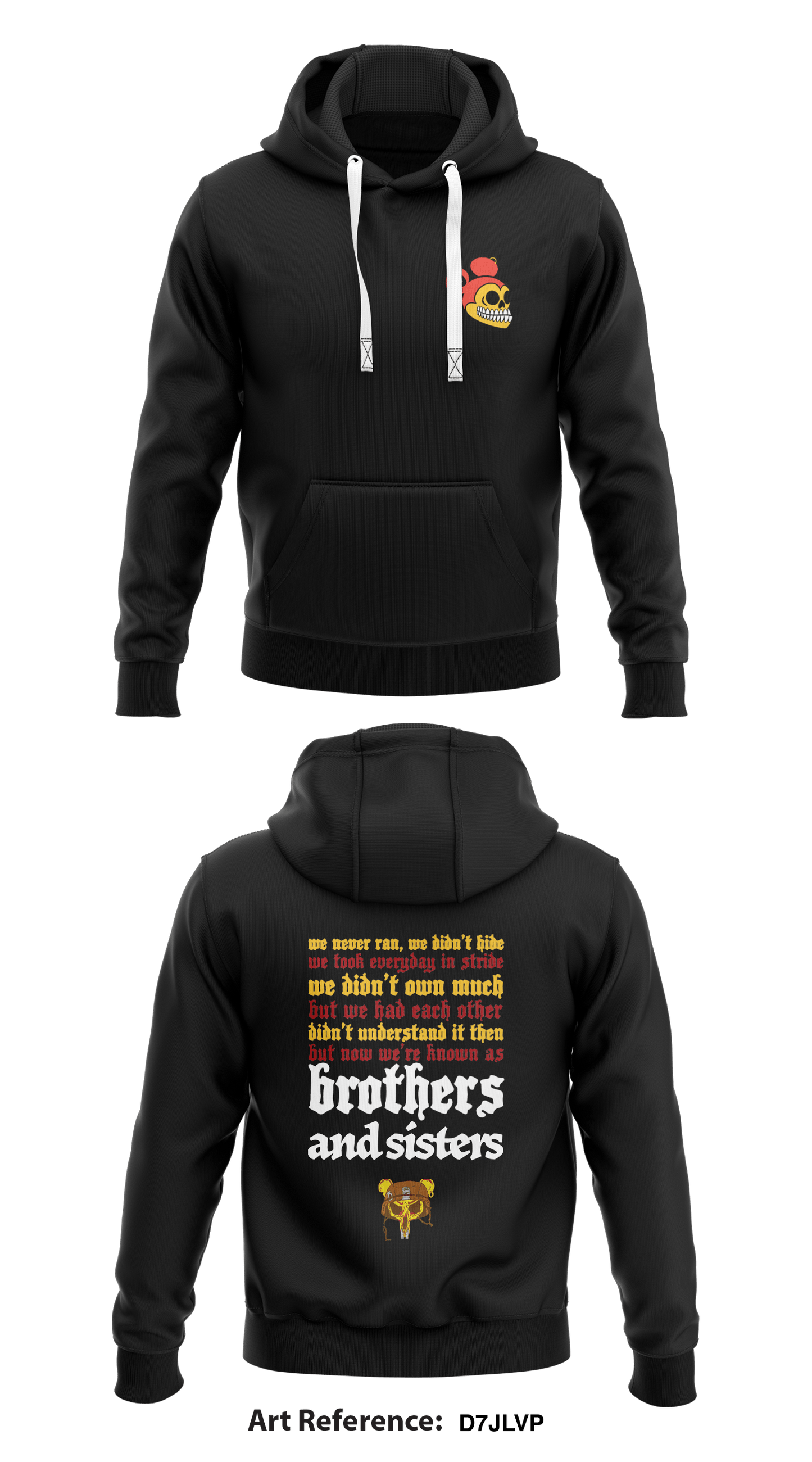 Combat Rats Store 1 Core Men's Hooded Performance Sweatshirt - D7JLVP